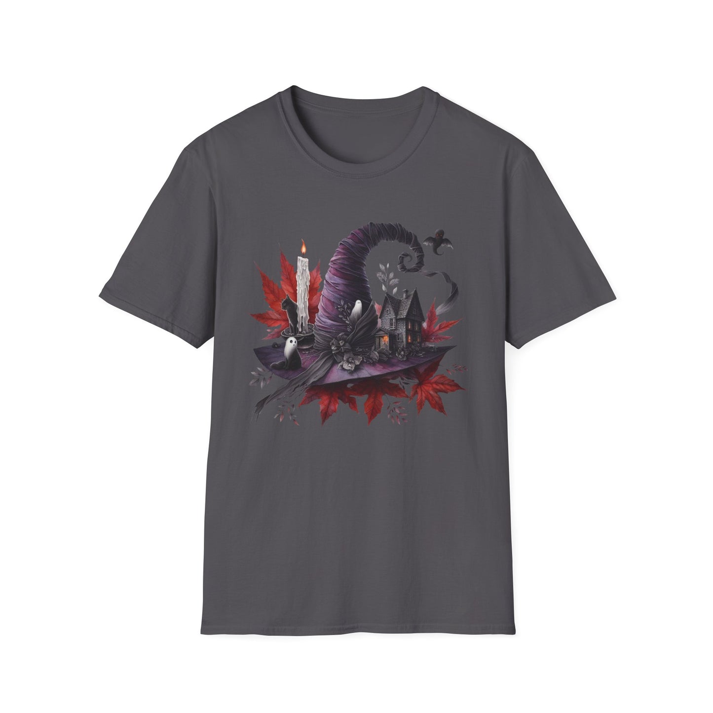 “Witch’s Hat & Haunted Companions” Tee – Autumn Enchantment Edition