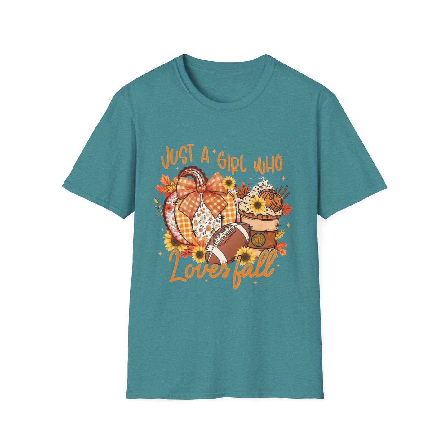 Just a Girl Who Loves Fall Short Sleeve Tee