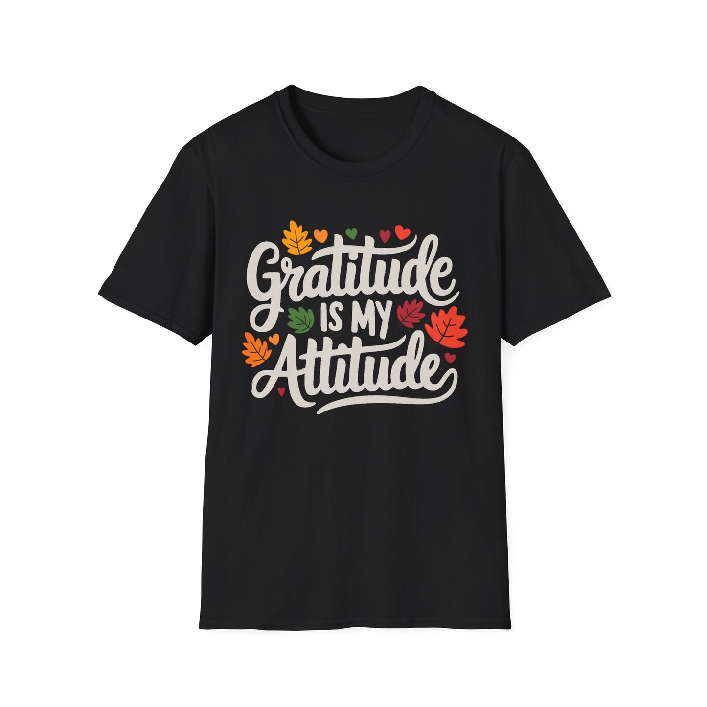 Gratitude Is My Attitude – Autumn Heart Edition Short Sleeve Tee