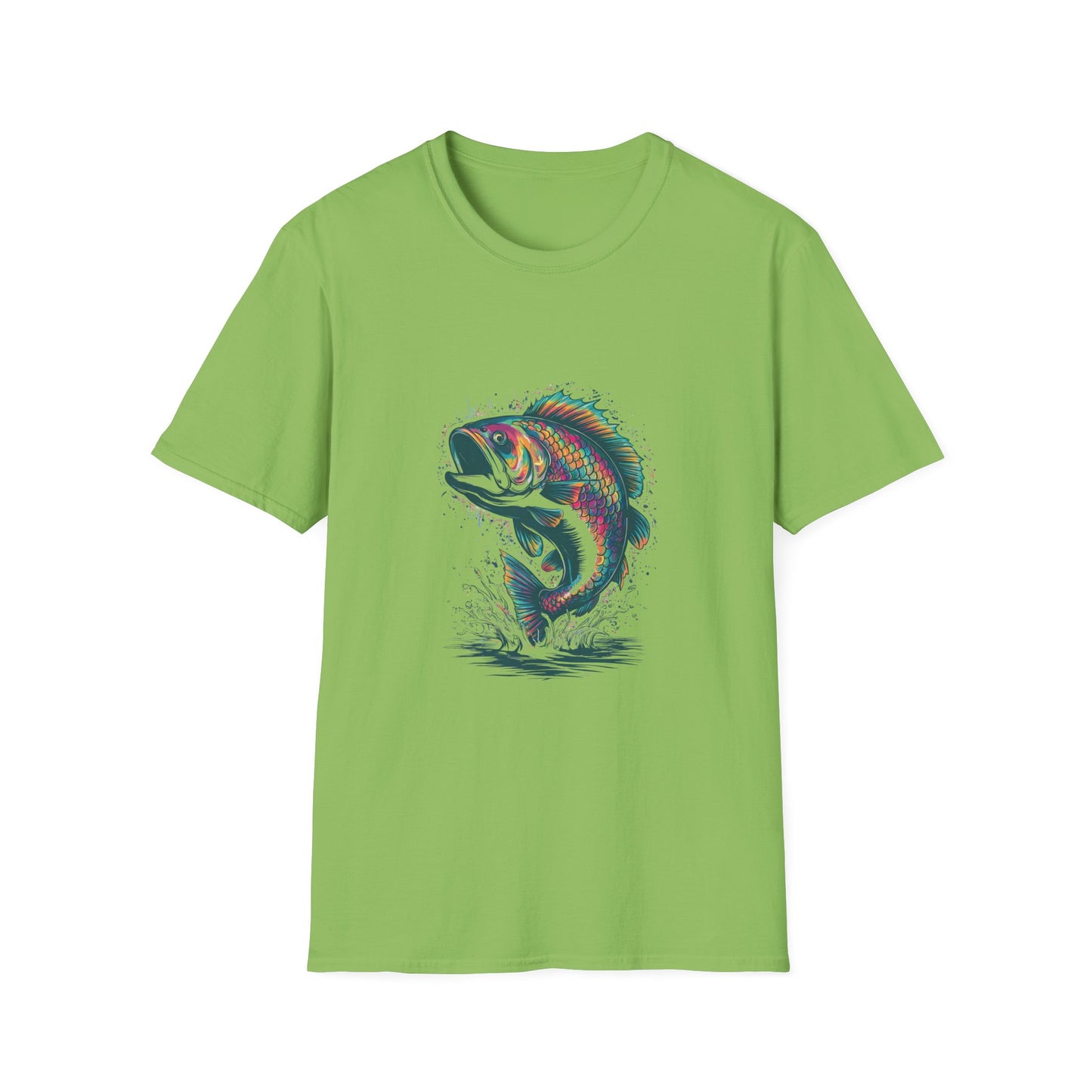 Hooked On Color Bass Graphic Tee