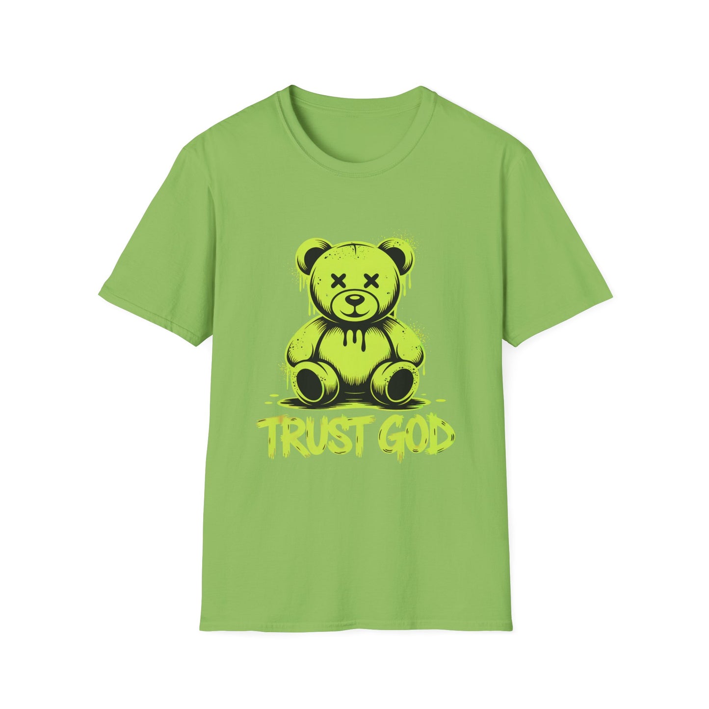 TRUST GOD – Drip Bear Graffiti Tee