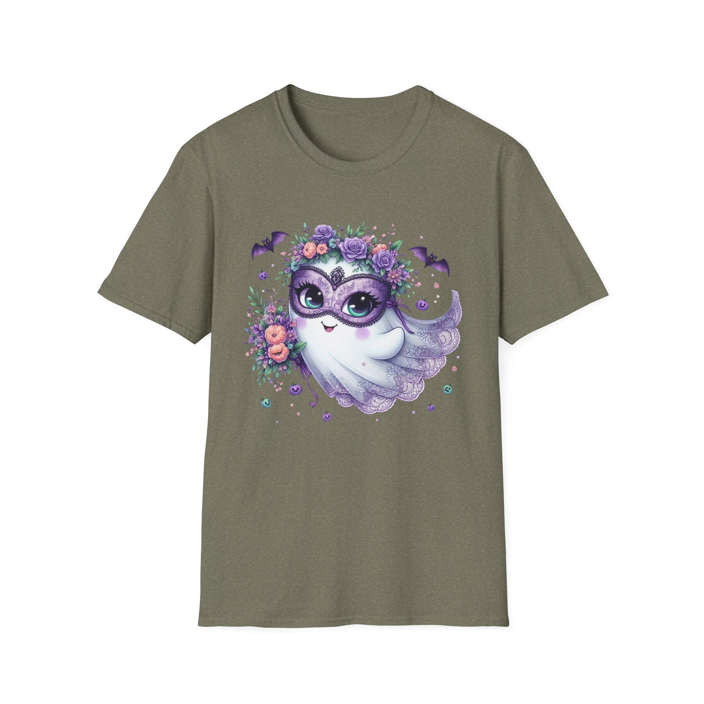“Masquerade Ghost” Tee – Floral Phantom Edition