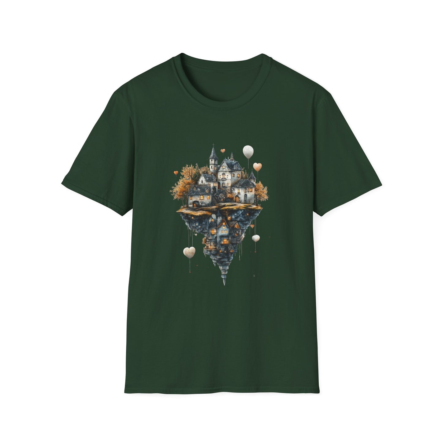 Heartlift Village – Floating Island Fantasy Tee