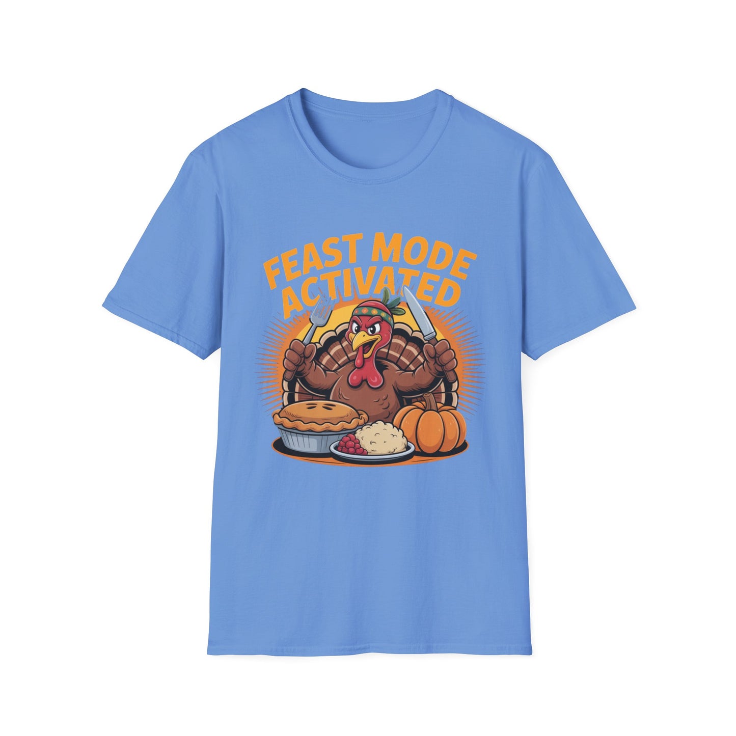 Feast Mode Activated – Turkey Table Edition Short Sleeve Tee