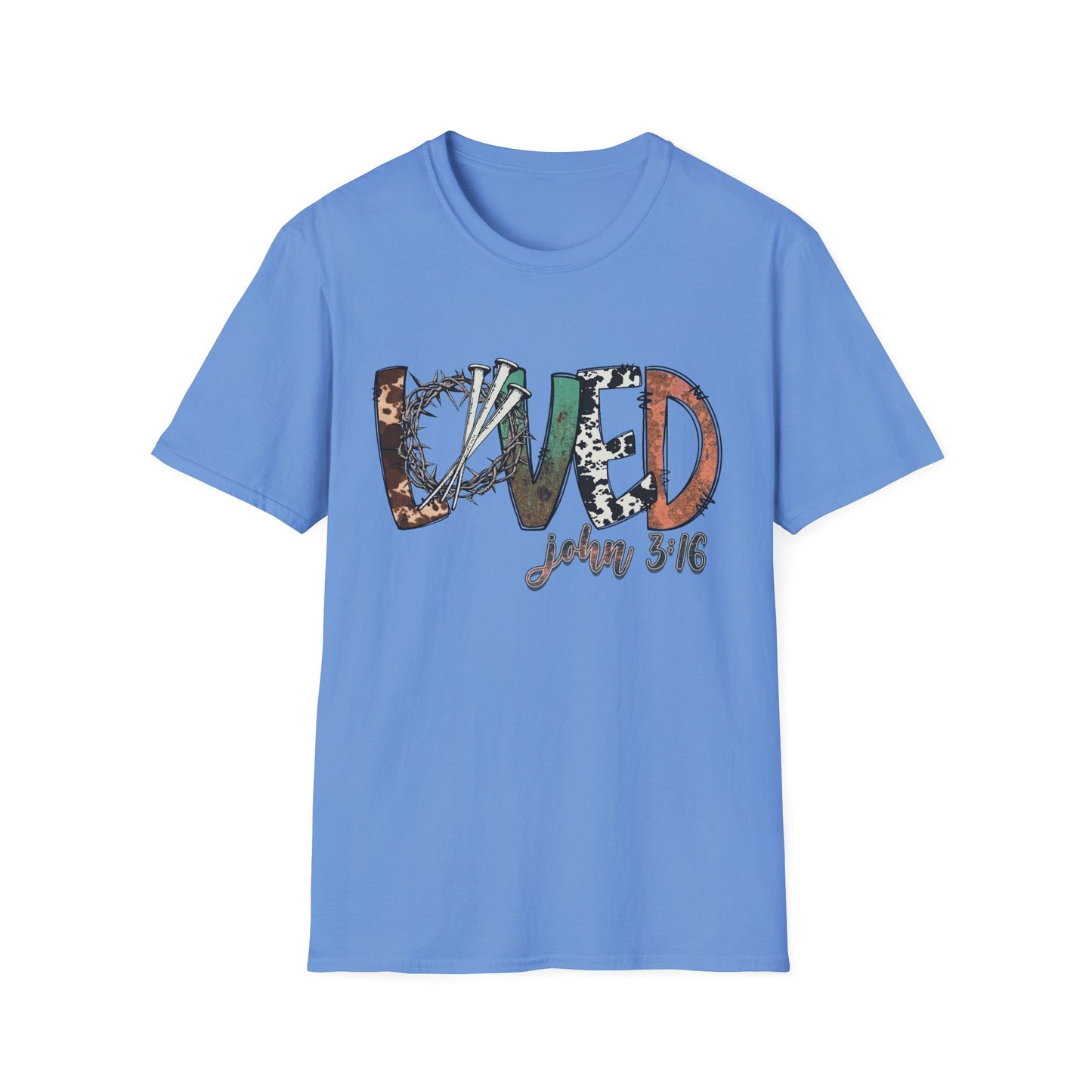 LOVED – John 3:16 Textured Faith Tee