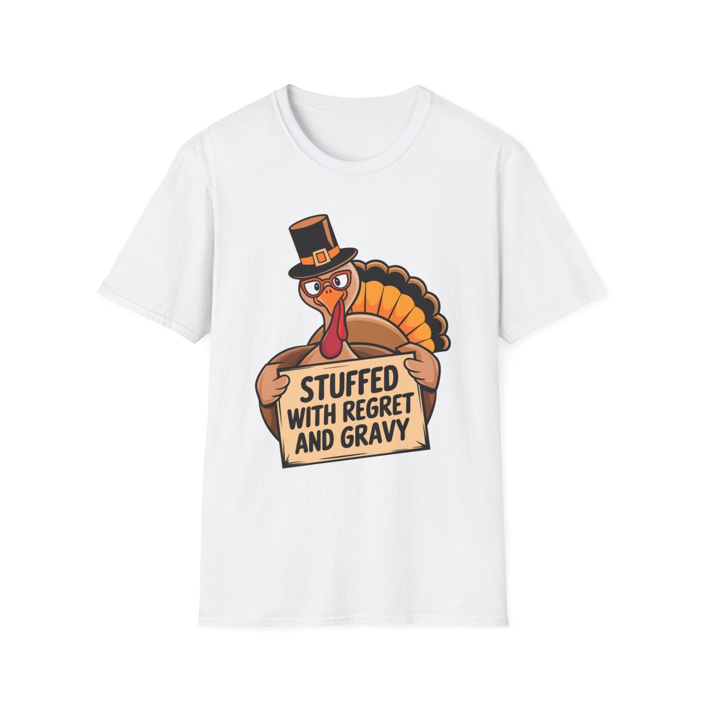 Stuffed With Regret and Gravy – Turkey Therapy Edition Short Sleeve Tee
