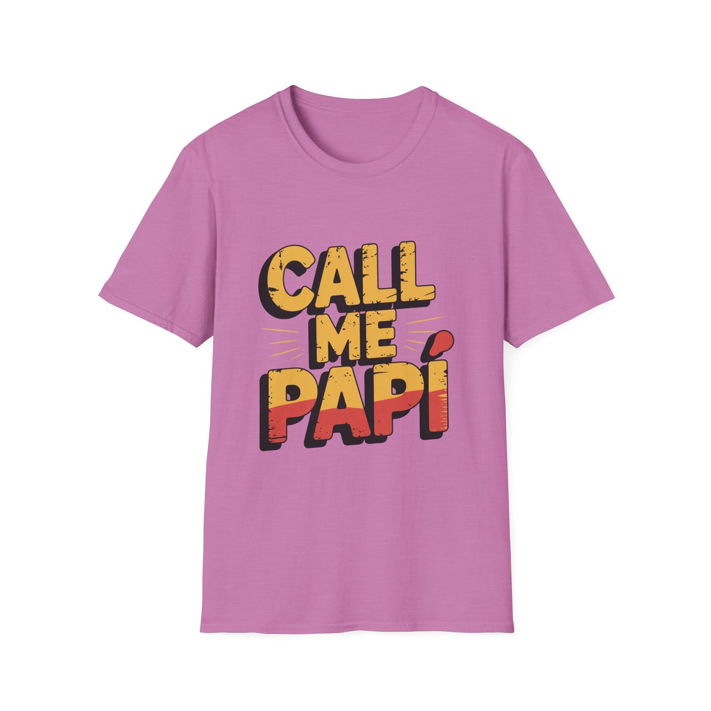 CALL ME PAPÍ – Distressed Gradient Tee