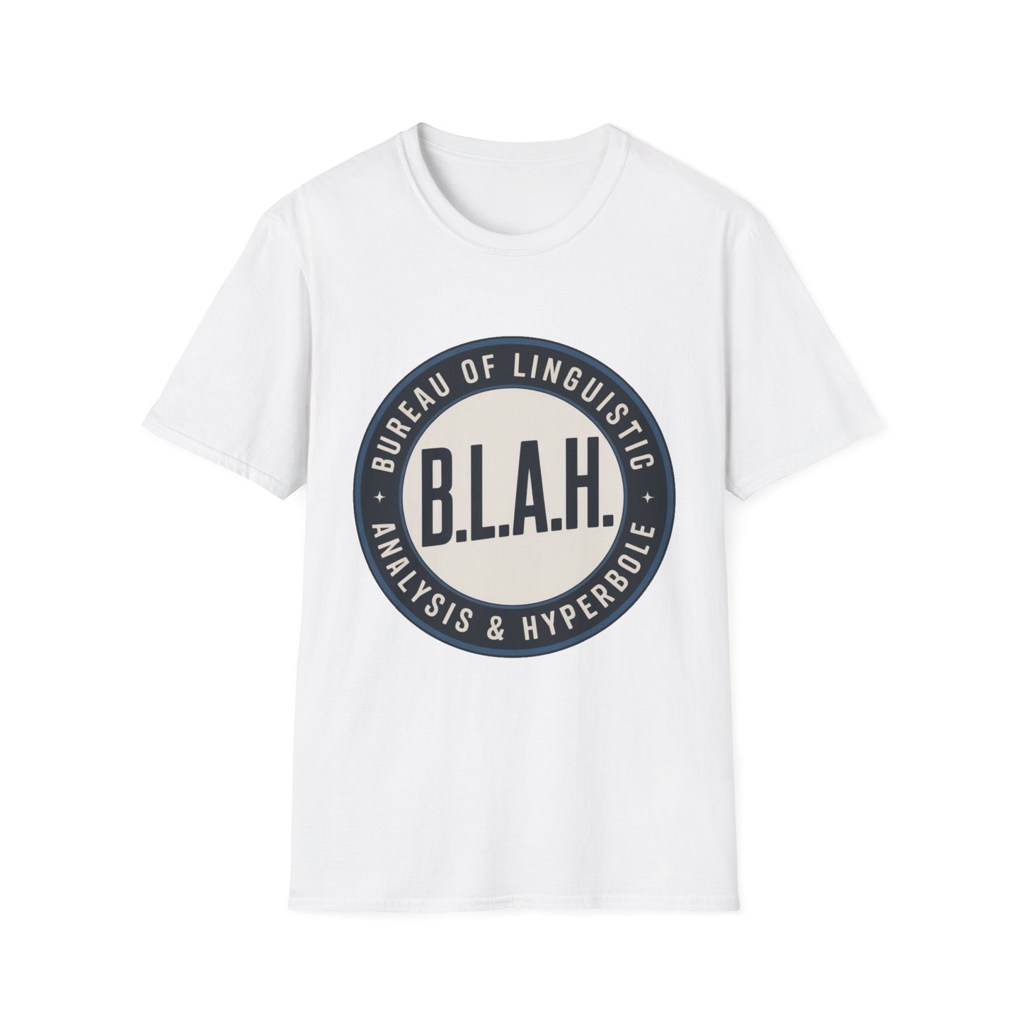 B.L.A.H. Tee – Bureau of Linguistic Analysis & Hyperbole