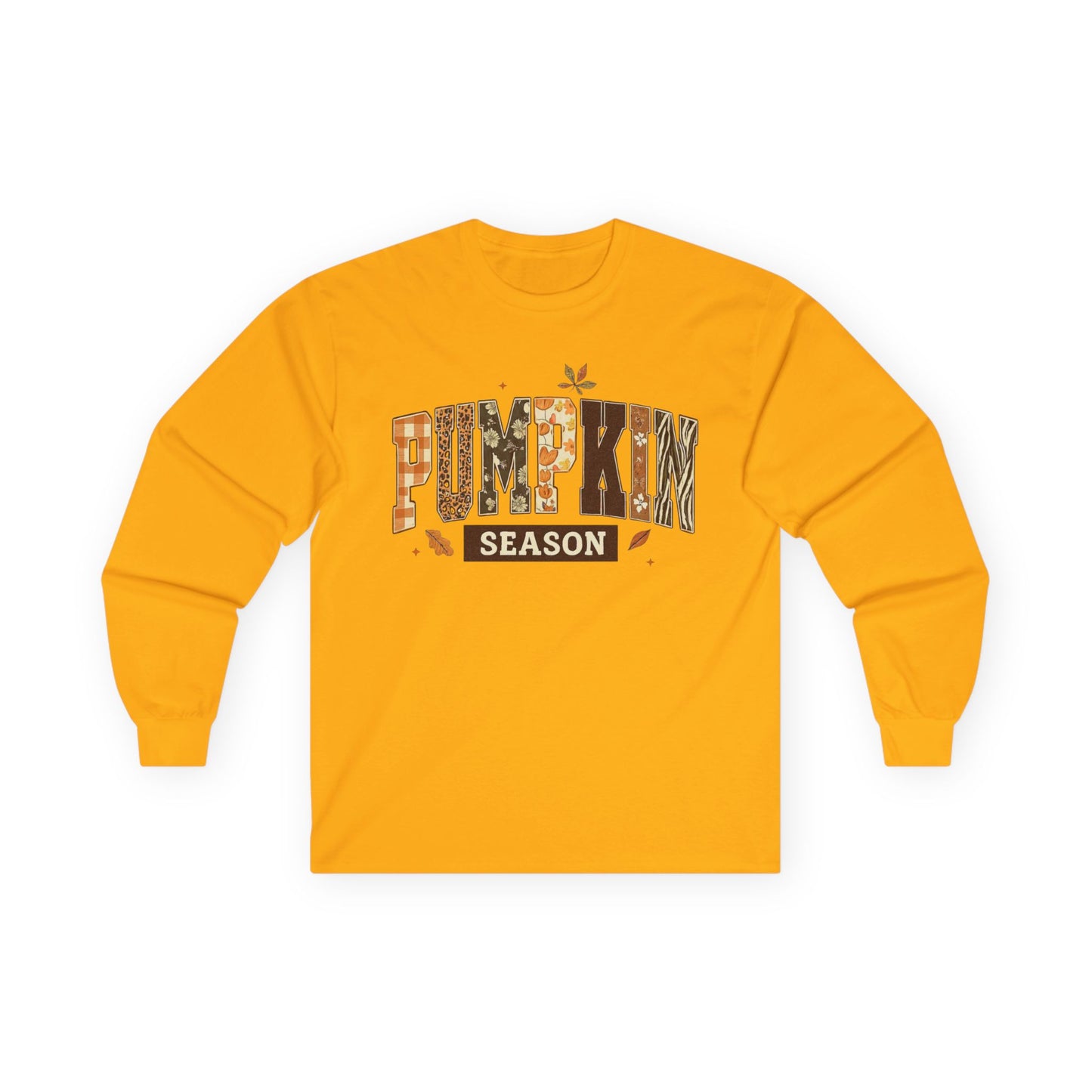 “Pumpkin Season” Long Sleeve Tee – Pattern Parade Edition