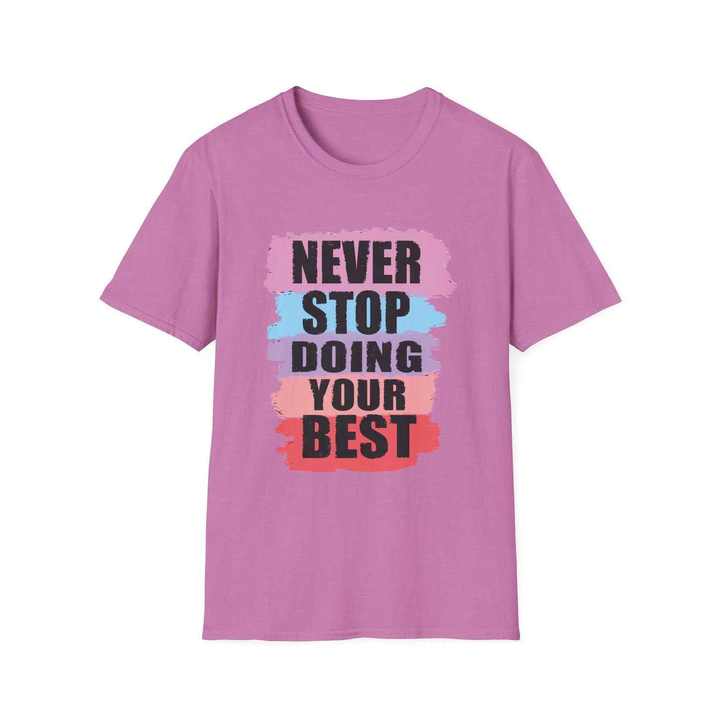Never Stop Inspirational Graphic Tee