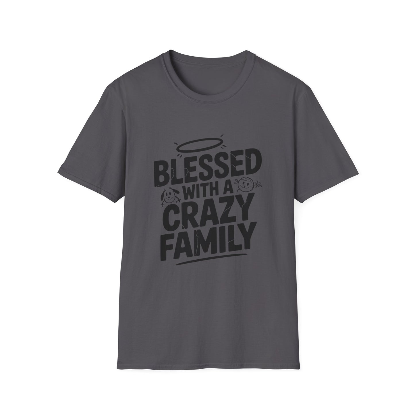Blessed & Bonkers Tee – Family, Faith, and a Little Mayhem