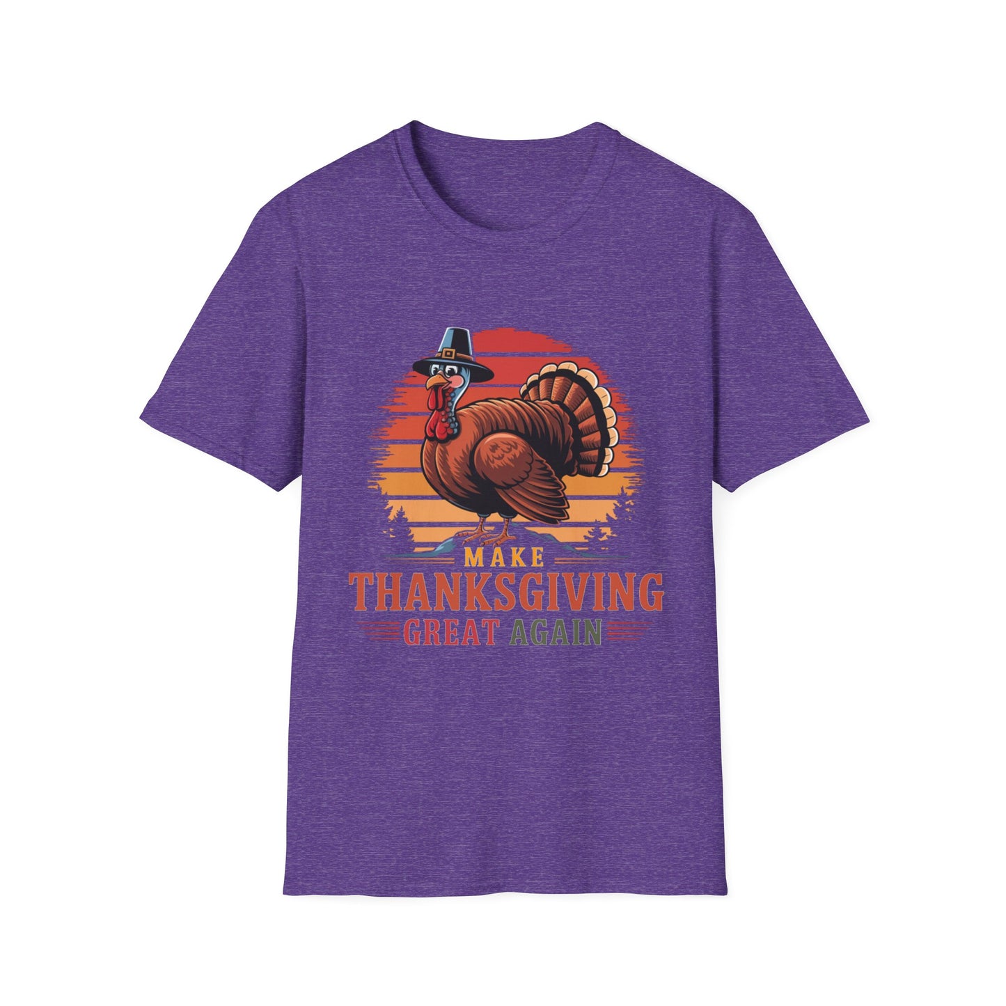 Make Thanksgiving Great Again – Pilgrim Turkey Edition Short Sleeve Tee