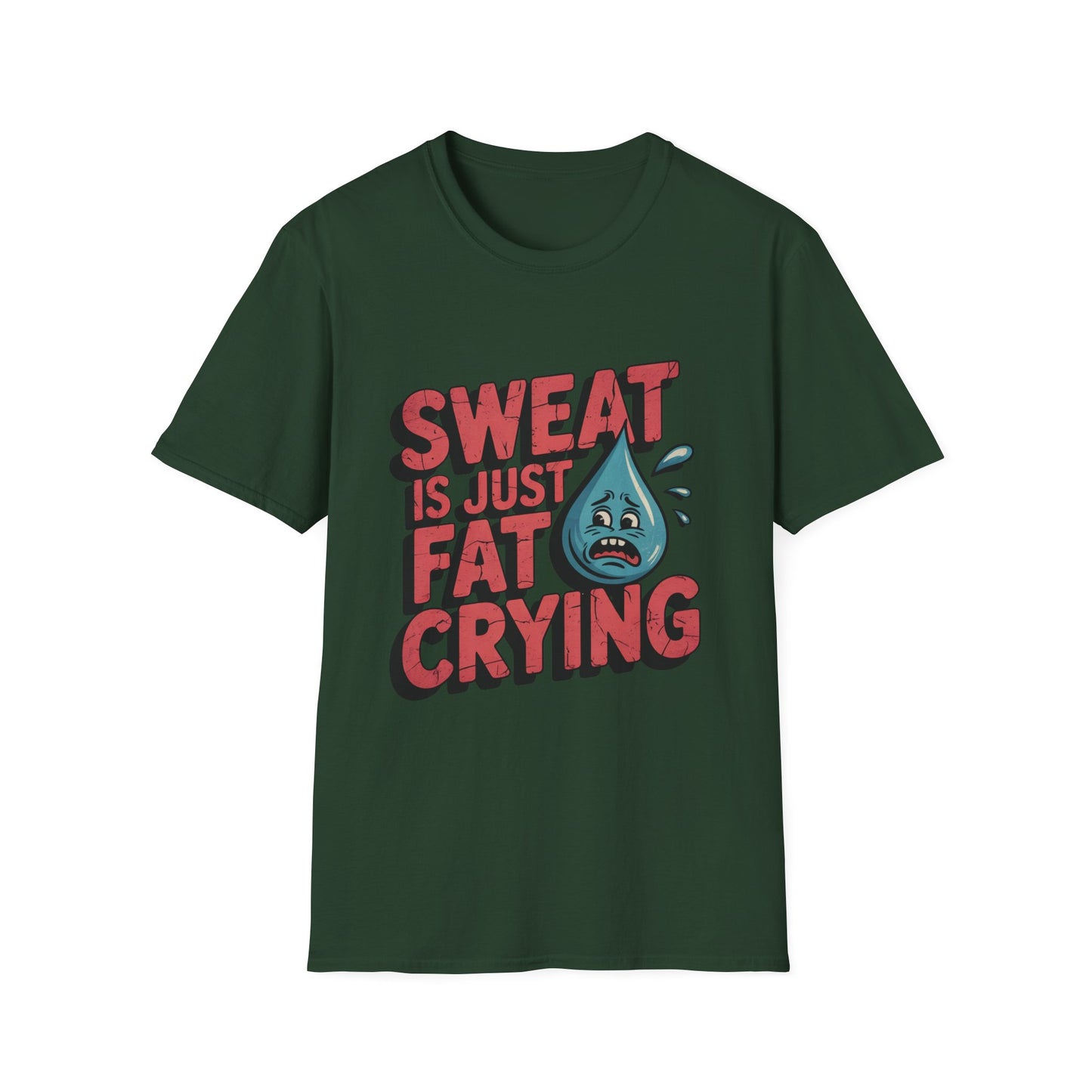 Fat Crying Tee – Train Hard, Laugh Harder