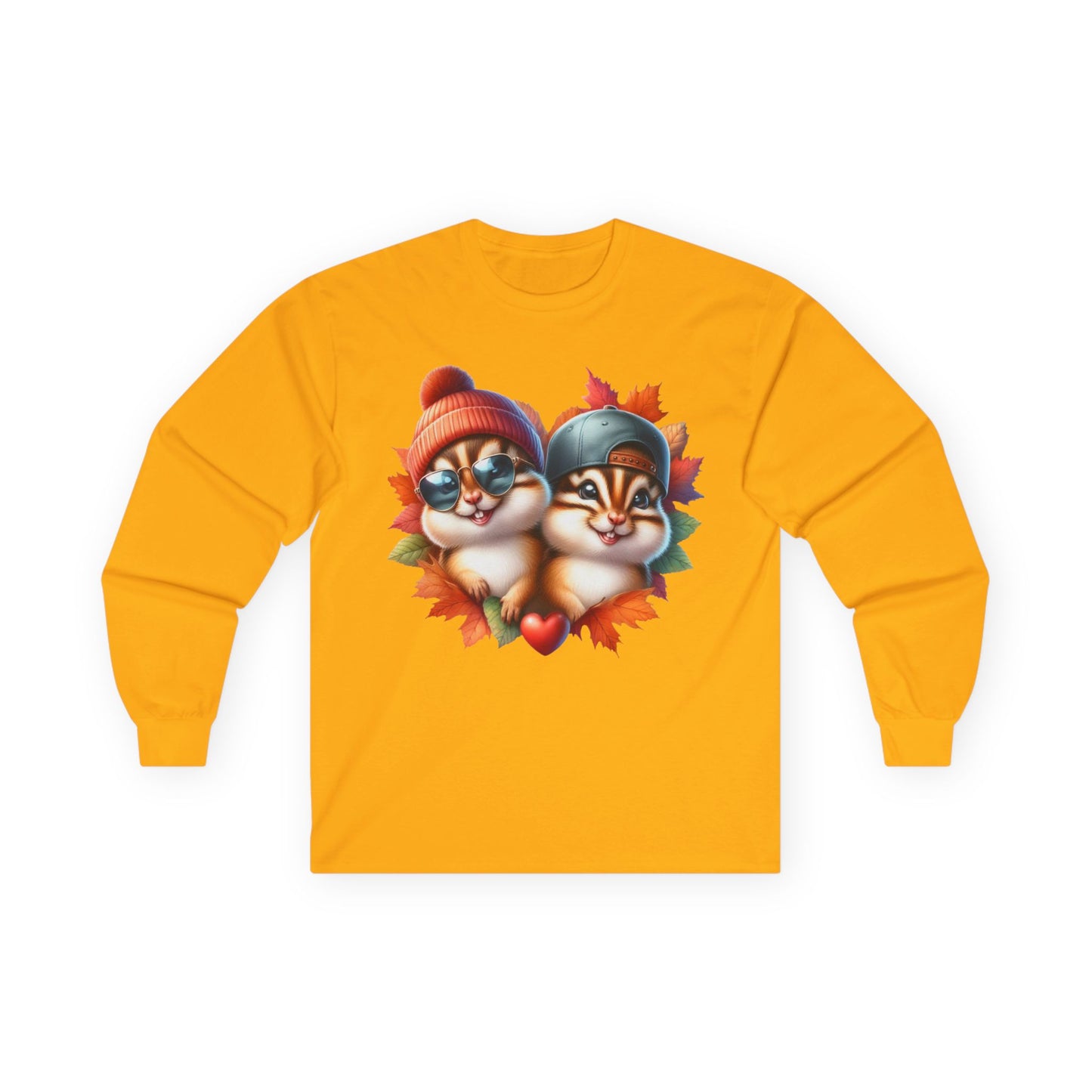 “Chipmunk Crew” Long Sleeve Tee – Leaf Drop Edition