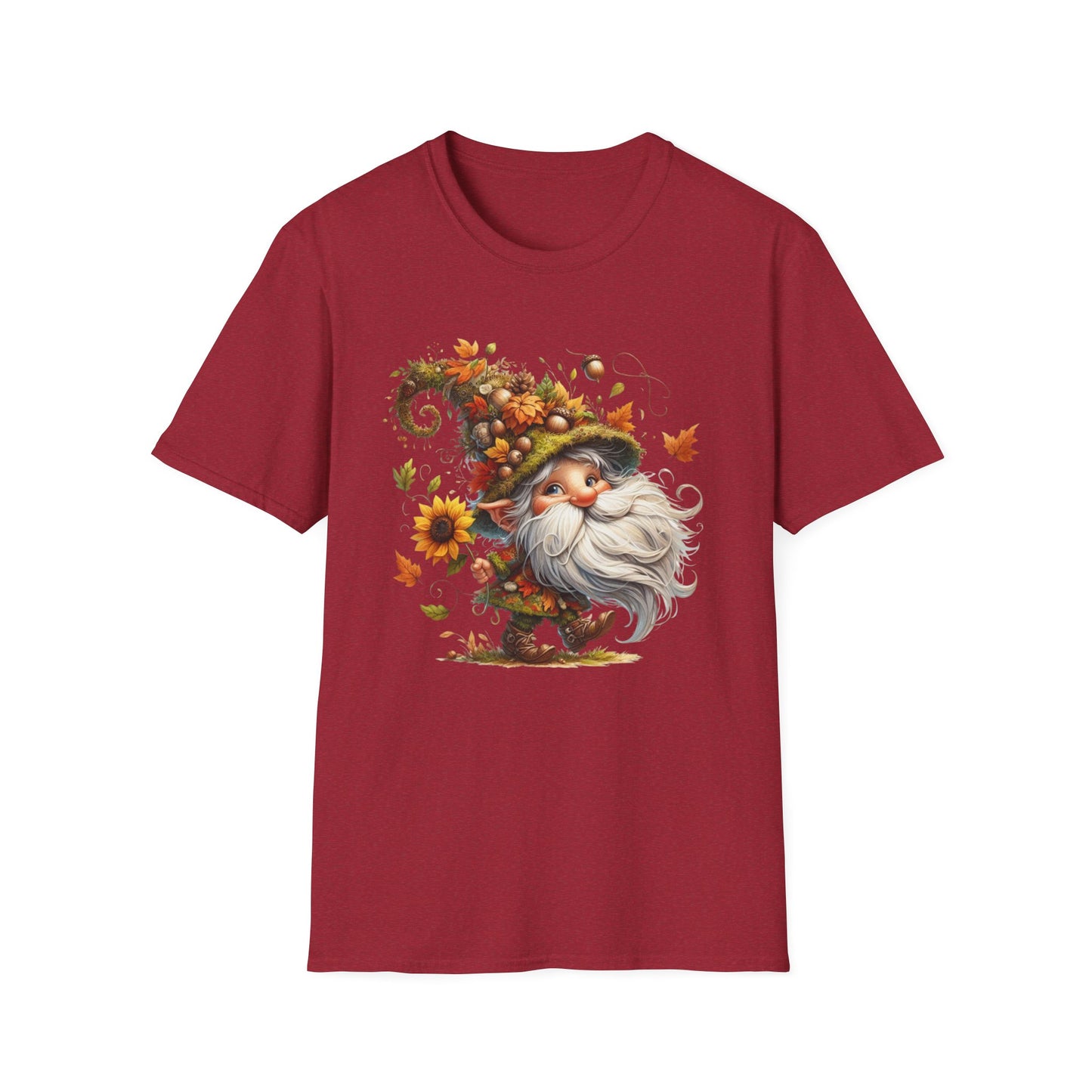 “Dancing Gnome” Tee – Sunflower Harvest Edition