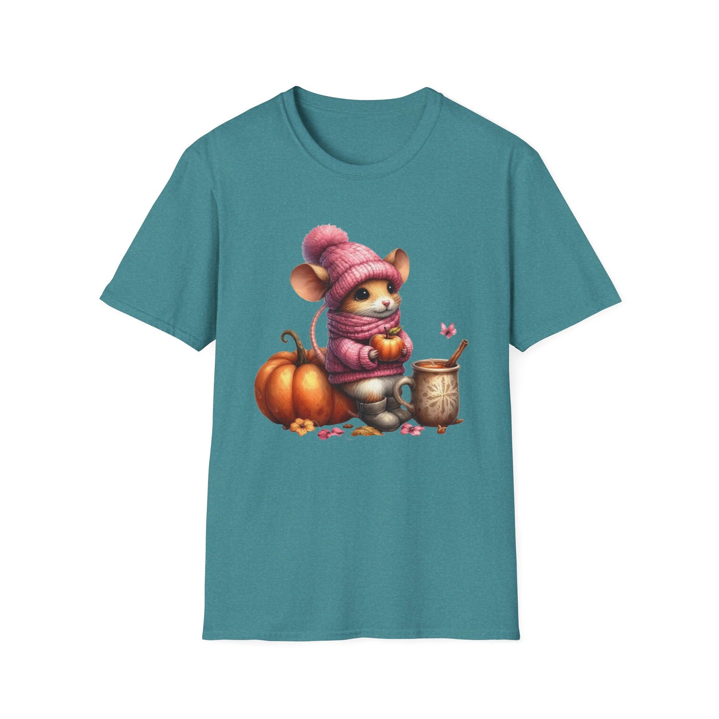 “Autumn Mouse” Tee – Cozy Critter Edition