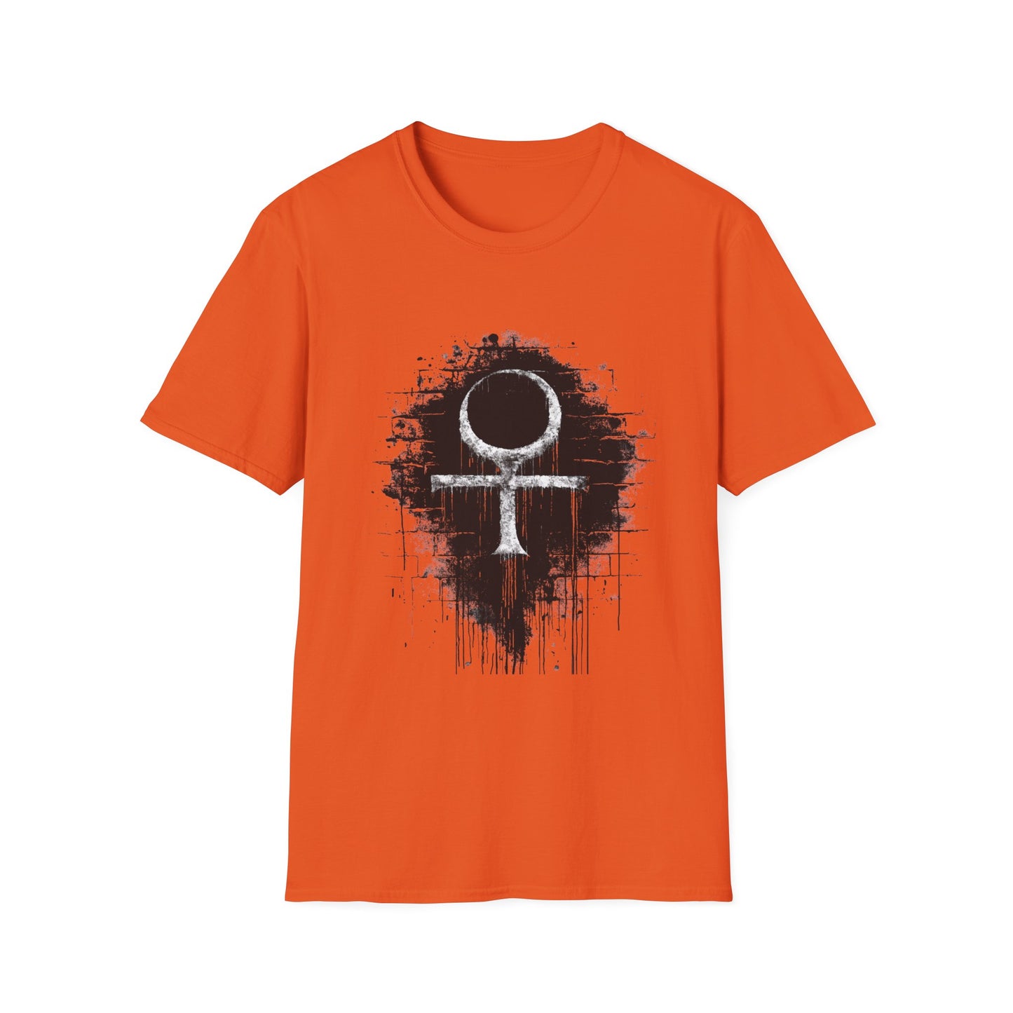 Life Eternal Distressed Christian Cross Emblem Tee