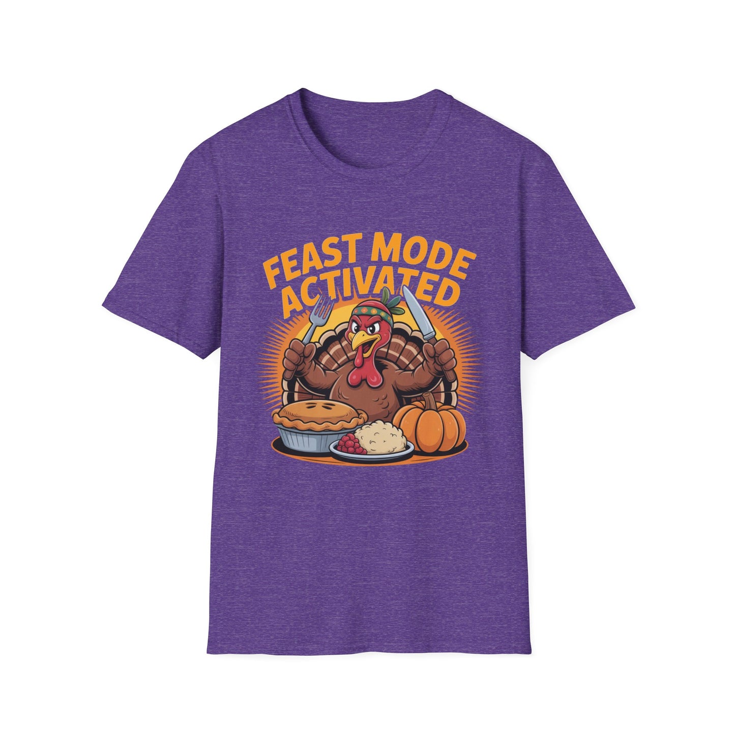 Feast Mode Activated – Turkey Table Edition Short Sleeve Tee