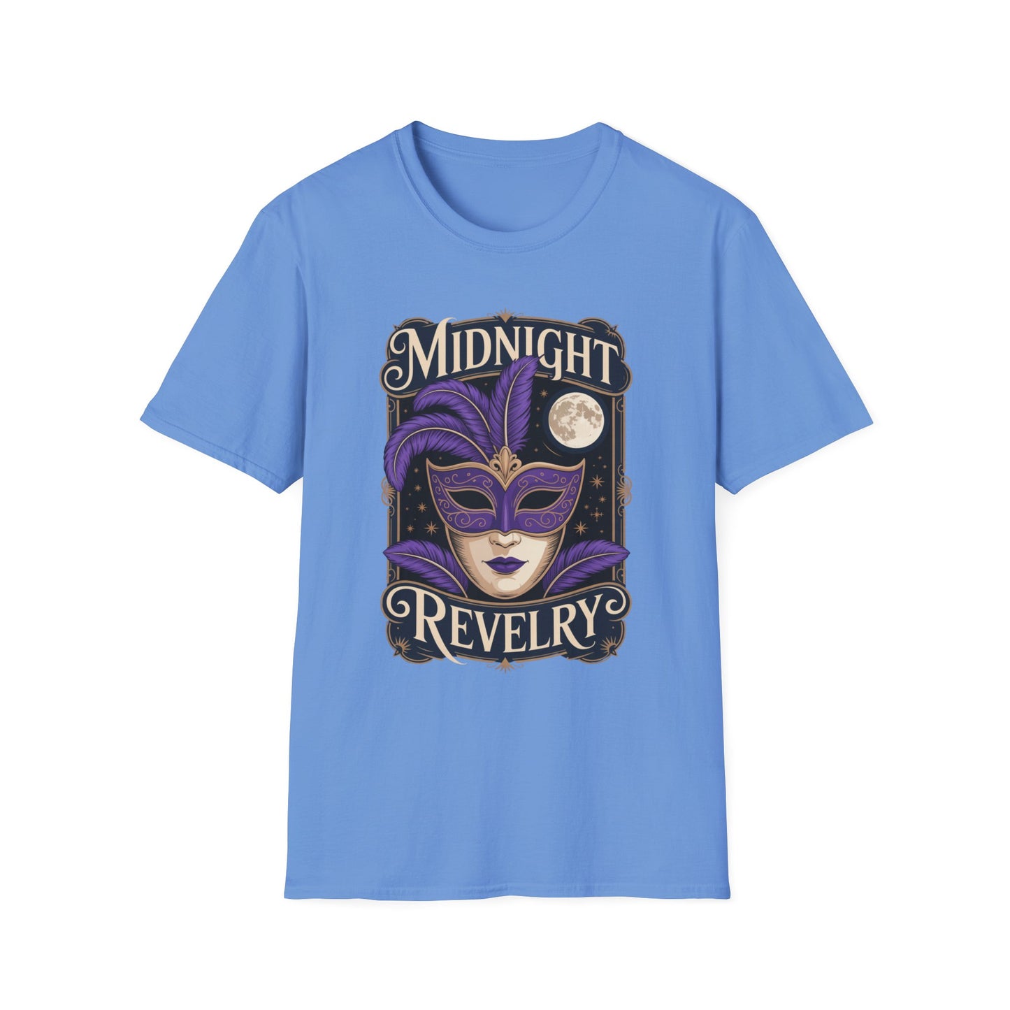 Midnight Revelry Masquerade Graphic Tee