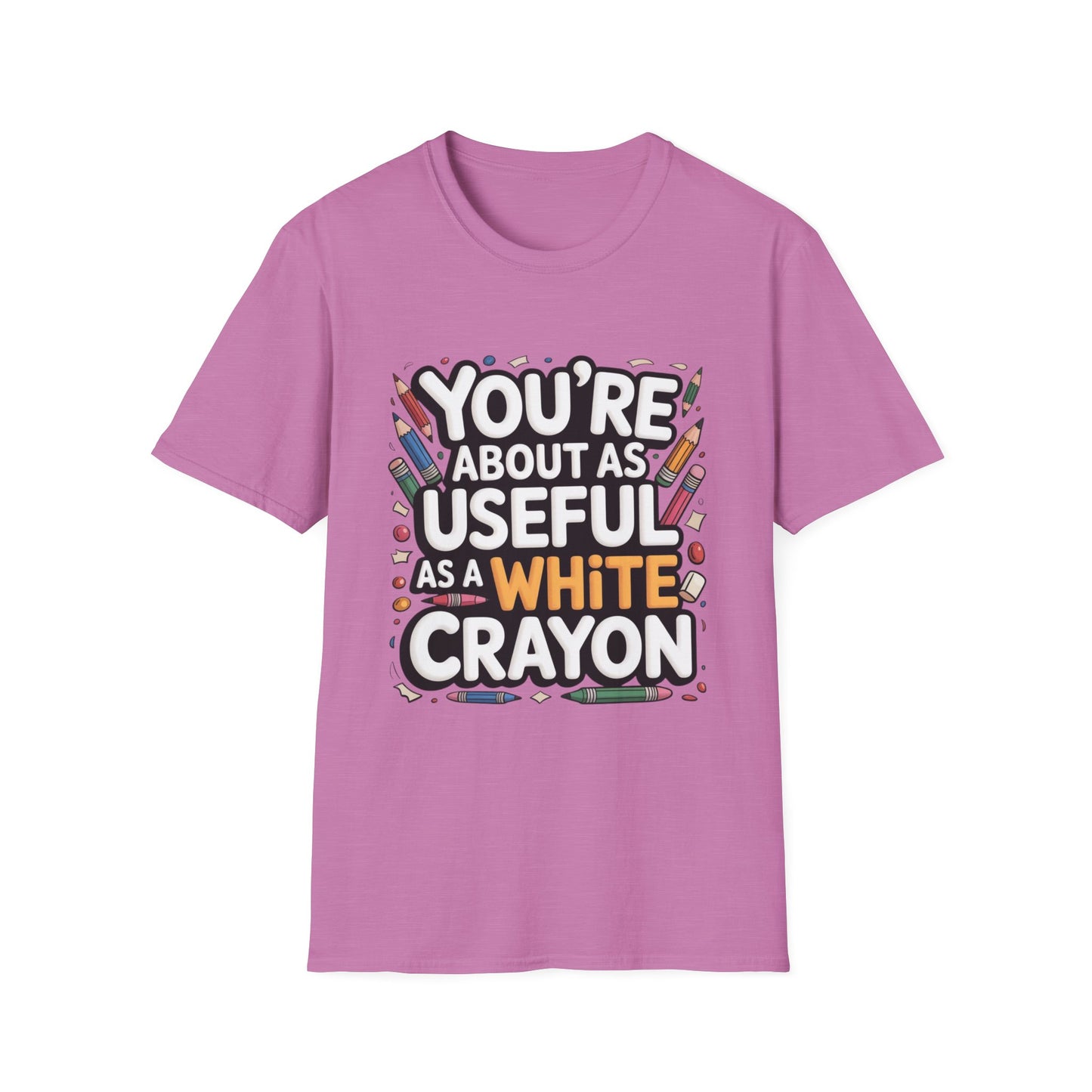 WHITE CRAYON ENERGY – Sarcastic Crayon Tee