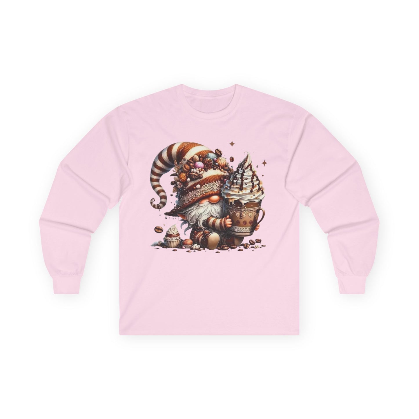 “Sweet Brew Gnome” Long Sleeve Tee – Dessert Daydream Edition