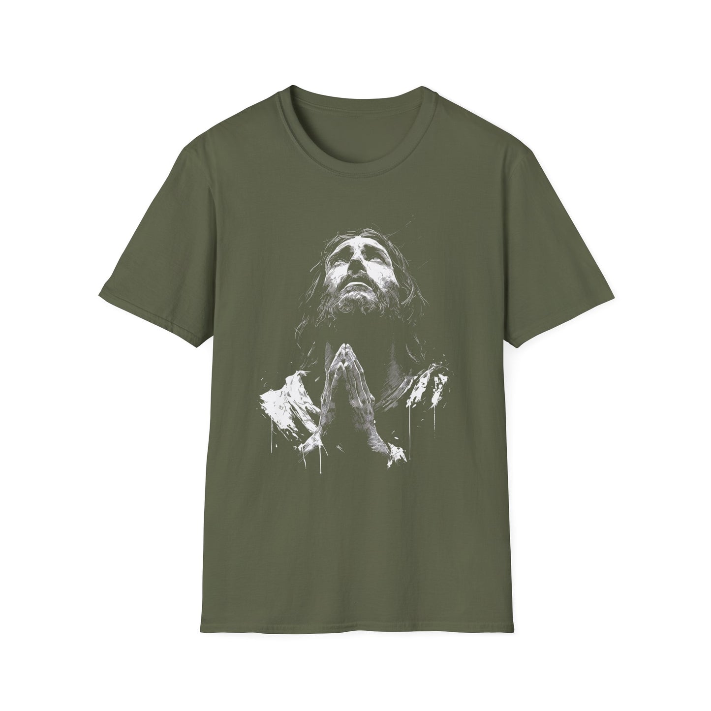 Gethsemane Gaze Praying Jesus Christian Tee