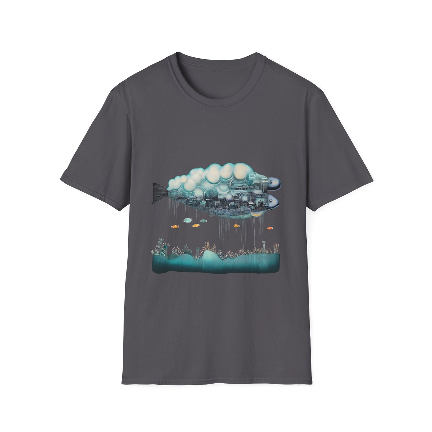 Metropolis Marrow – Surreal Fish City Tee