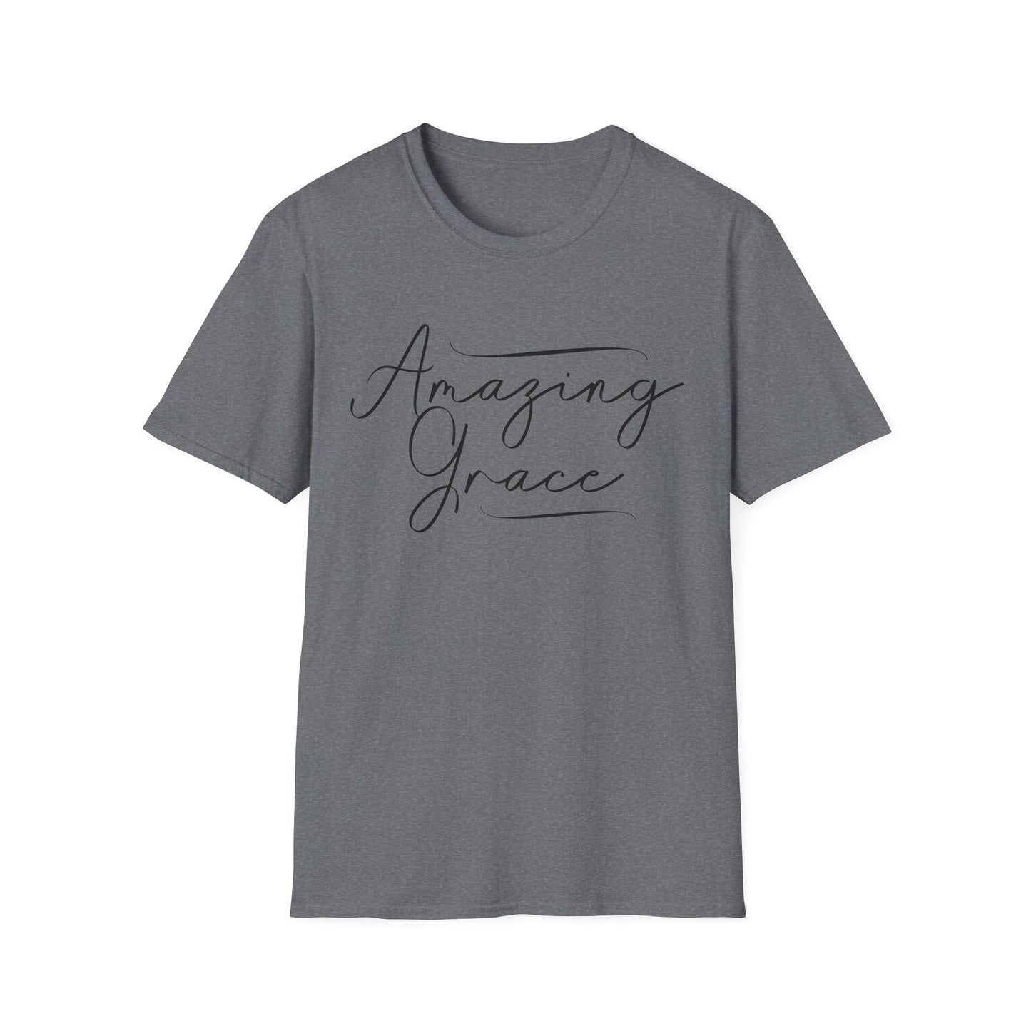 Amazing Grace Script Tee – Elegant Faithwear