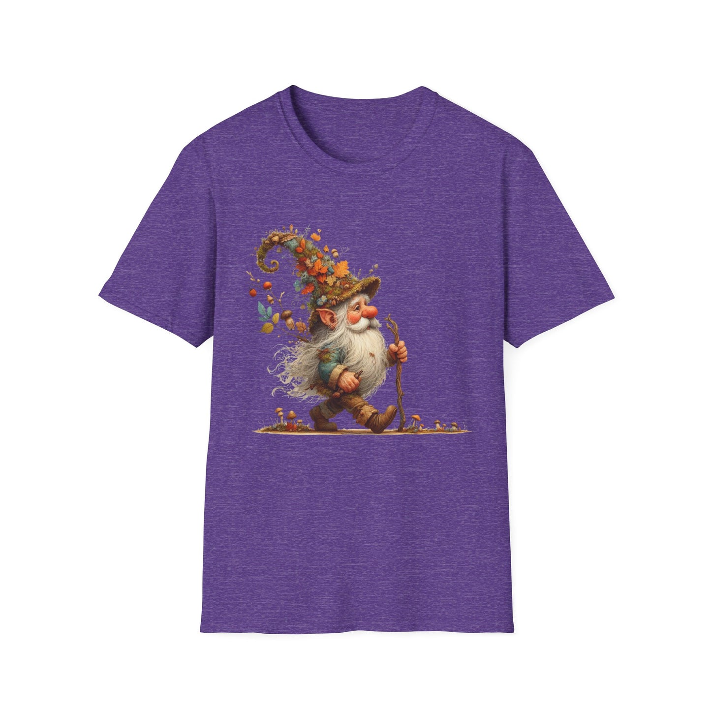 “Forest Walker Gnome” Tee – Woodland Lore Edition