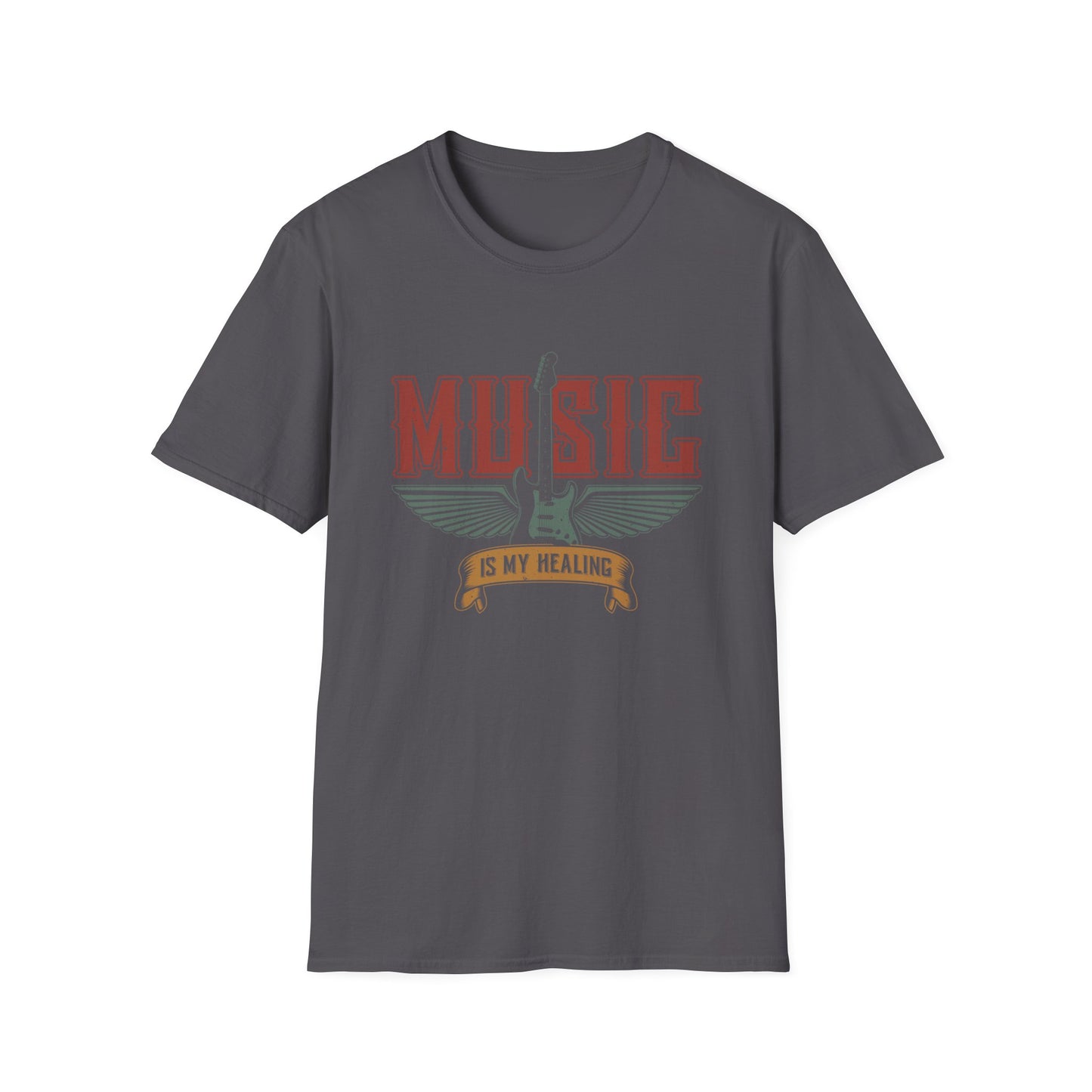 “Music Is My Healing” – The Winged Guitar Banner of Rhythm, Restoration & Rock Spirit