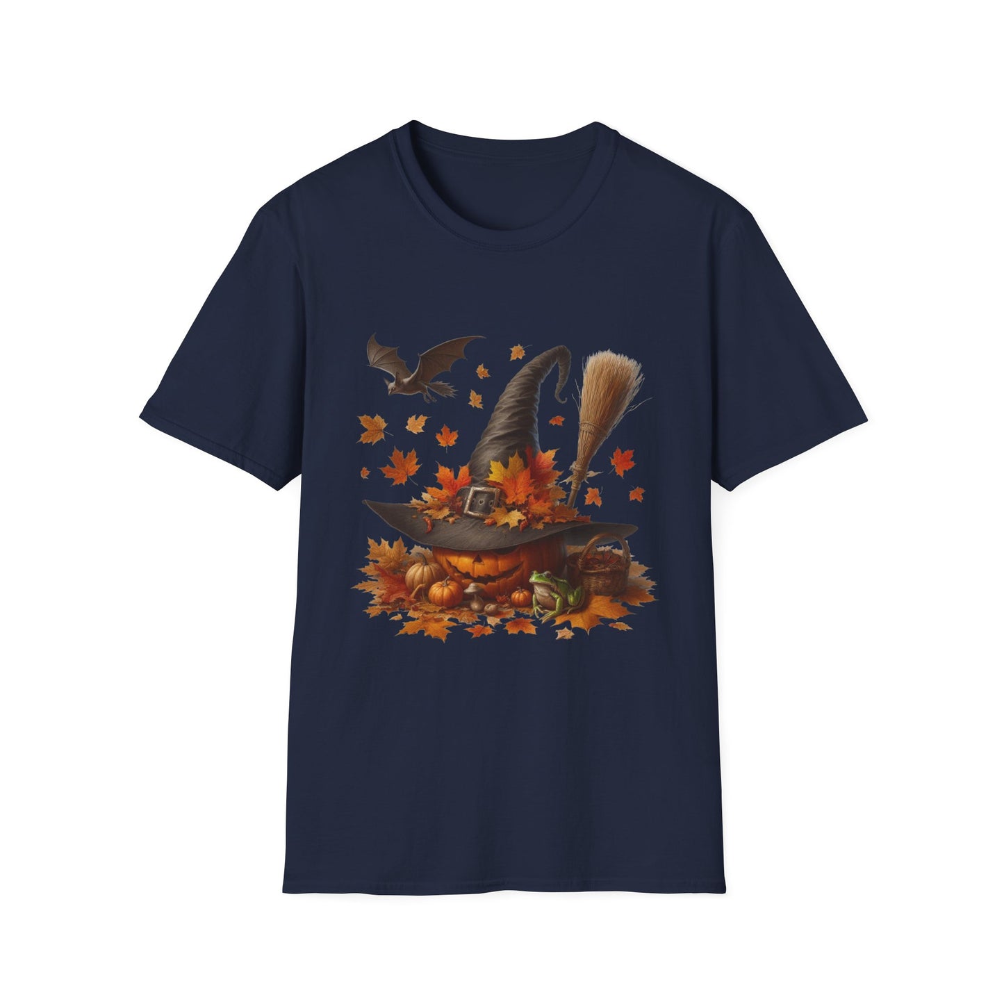 “Pumpkin Witch’s Harvest” Tee – Autumn Familiar Edition