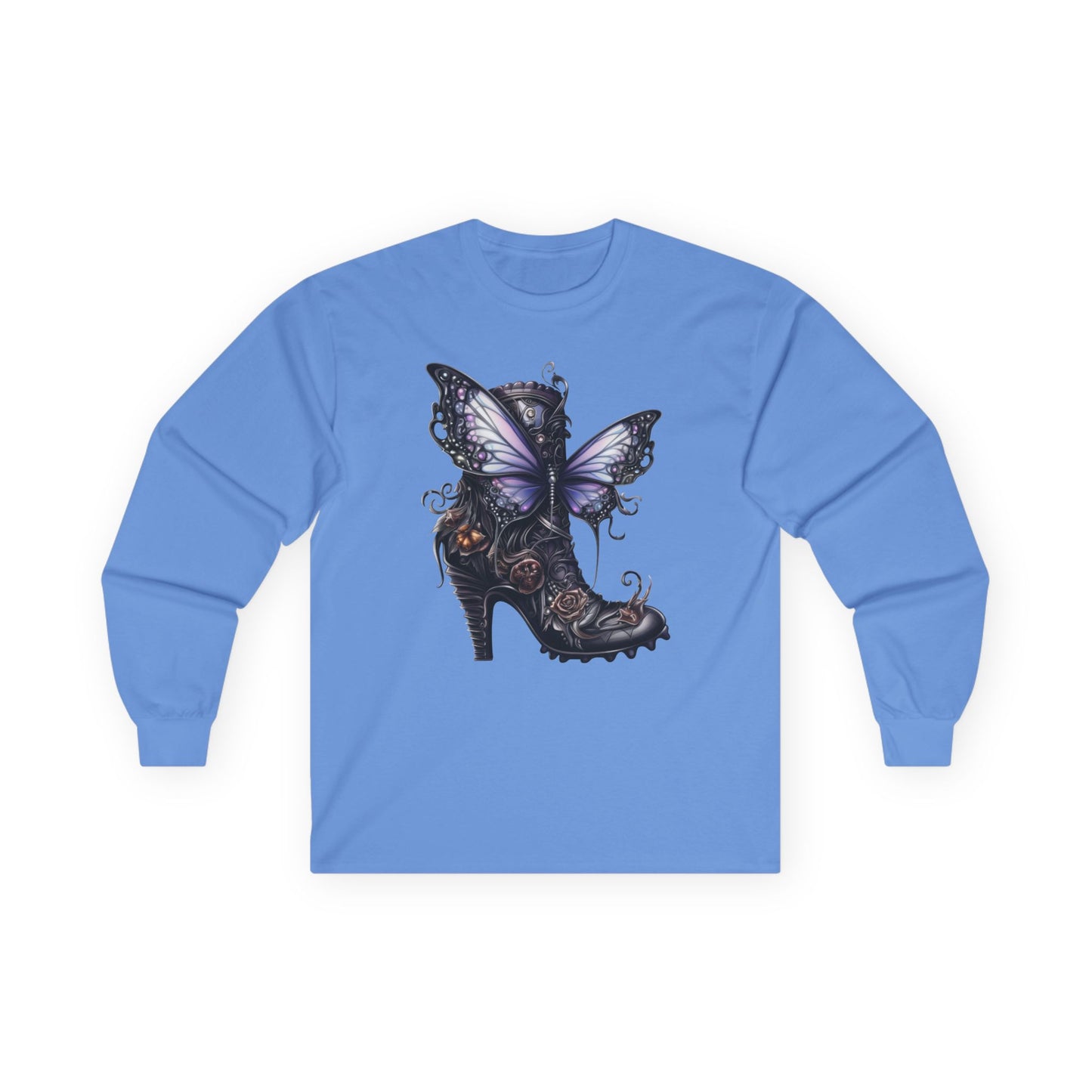 “Butterfly Heel” Long Sleeve Tee – Fantasy Couture Edition