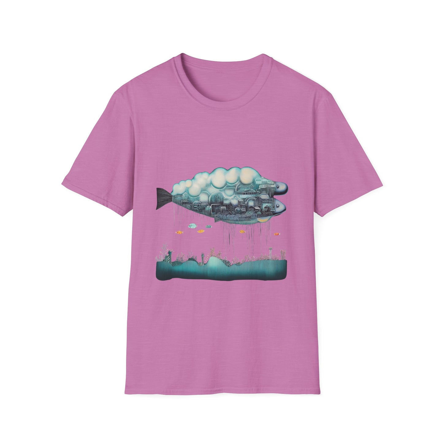 Metropolis Marrow – Surreal Fish City Tee