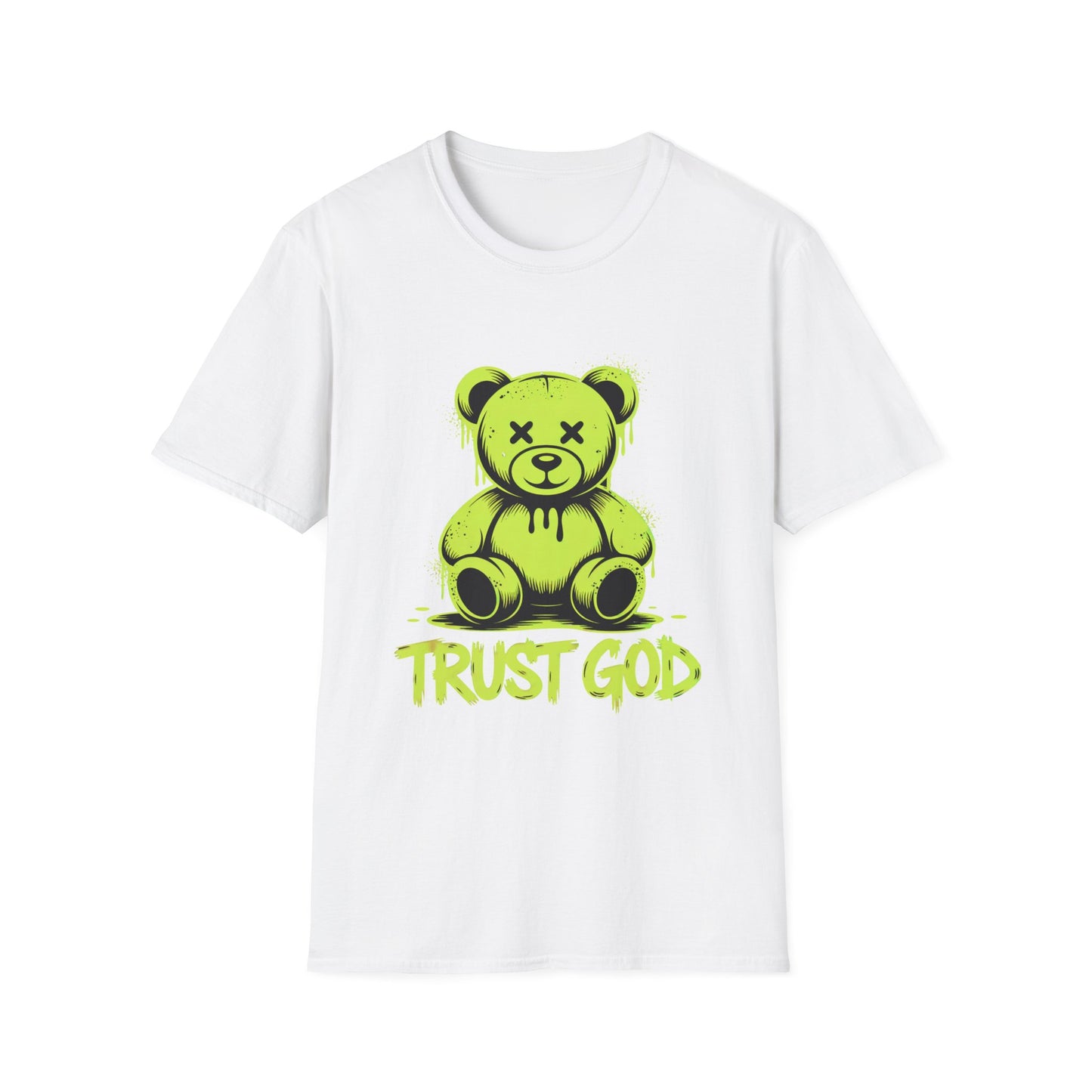 TRUST GOD – Drip Bear Graffiti Tee