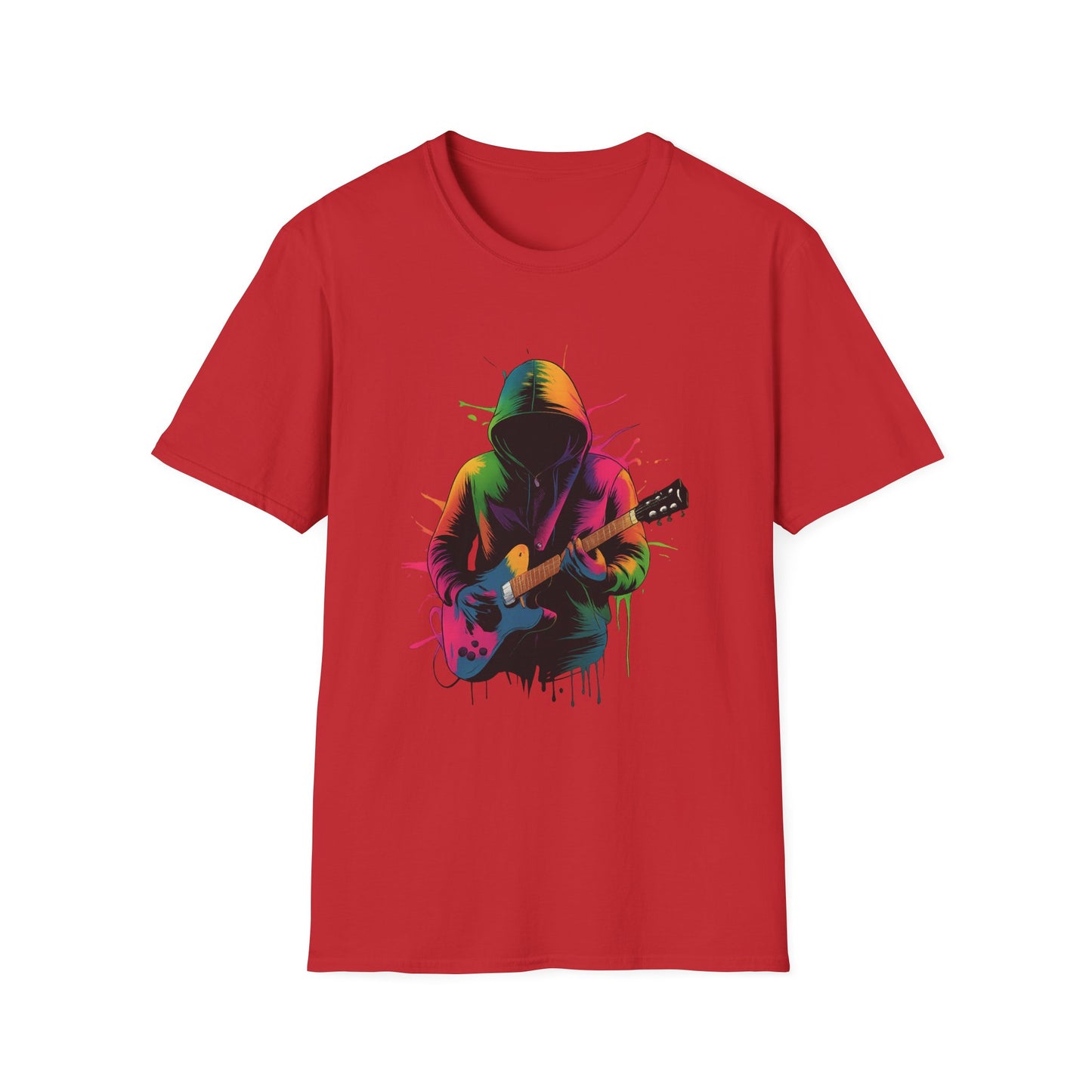Neon Guitarist T-Shirt