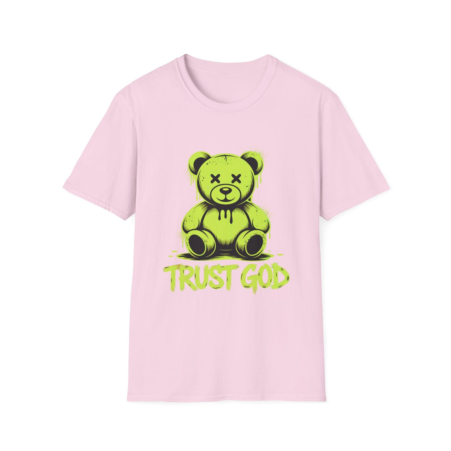 TRUST GOD – Drip Bear Graffiti Tee