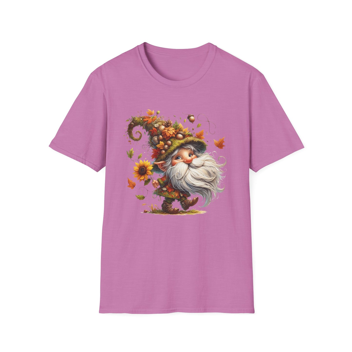 “Dancing Gnome” Tee – Sunflower Harvest Edition