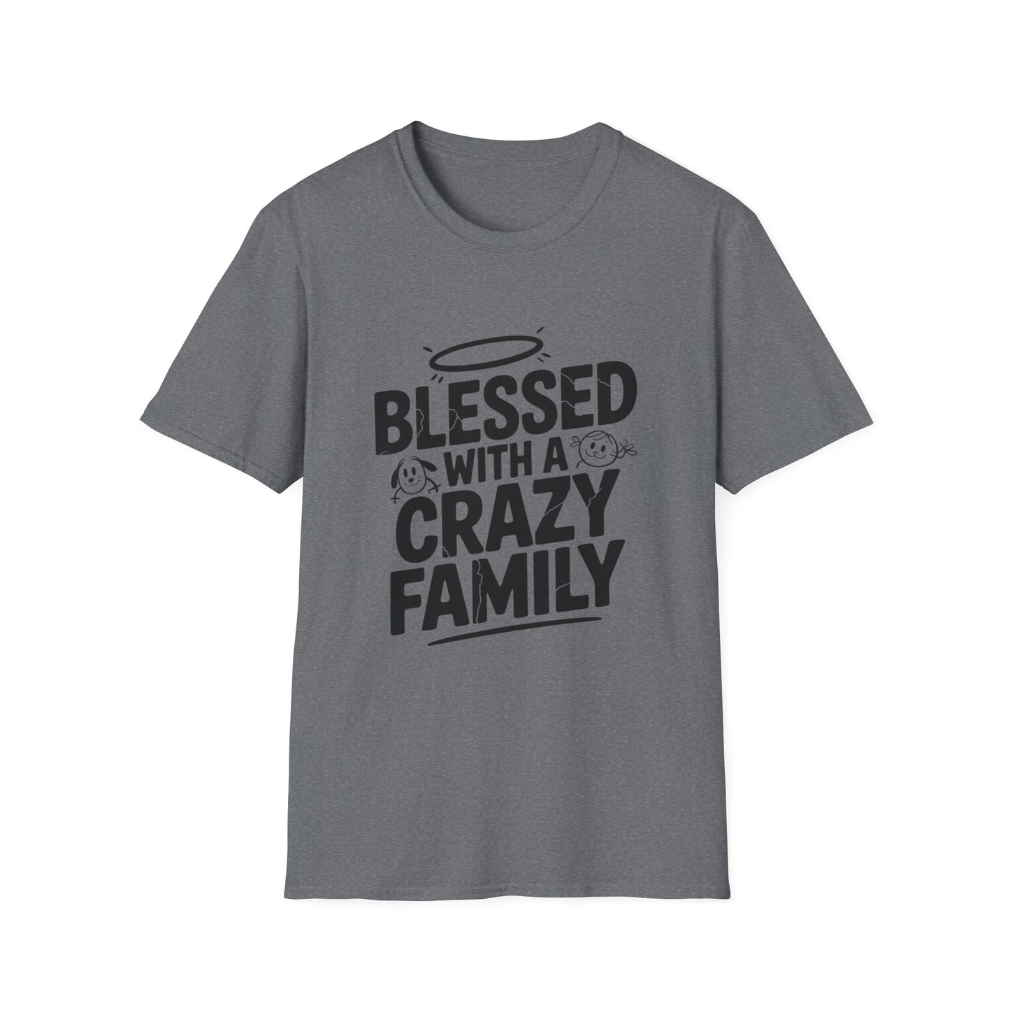 Blessed & Bonkers Tee – Family, Faith, and a Little Mayhem