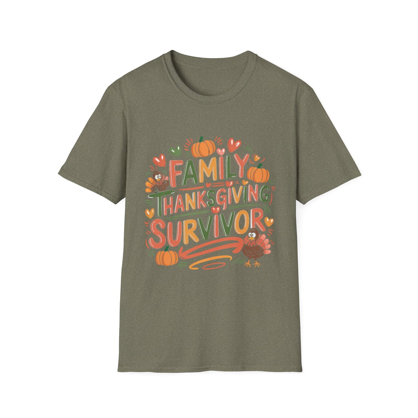 Family Thanksgiving Survivor Short Sleeve Tee