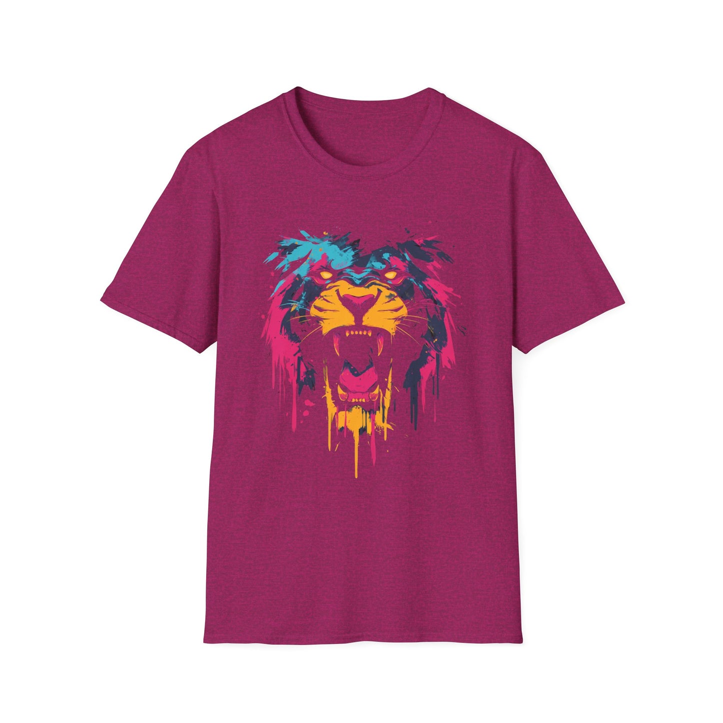 Roar Of Glory Neon Lion T-Shirt