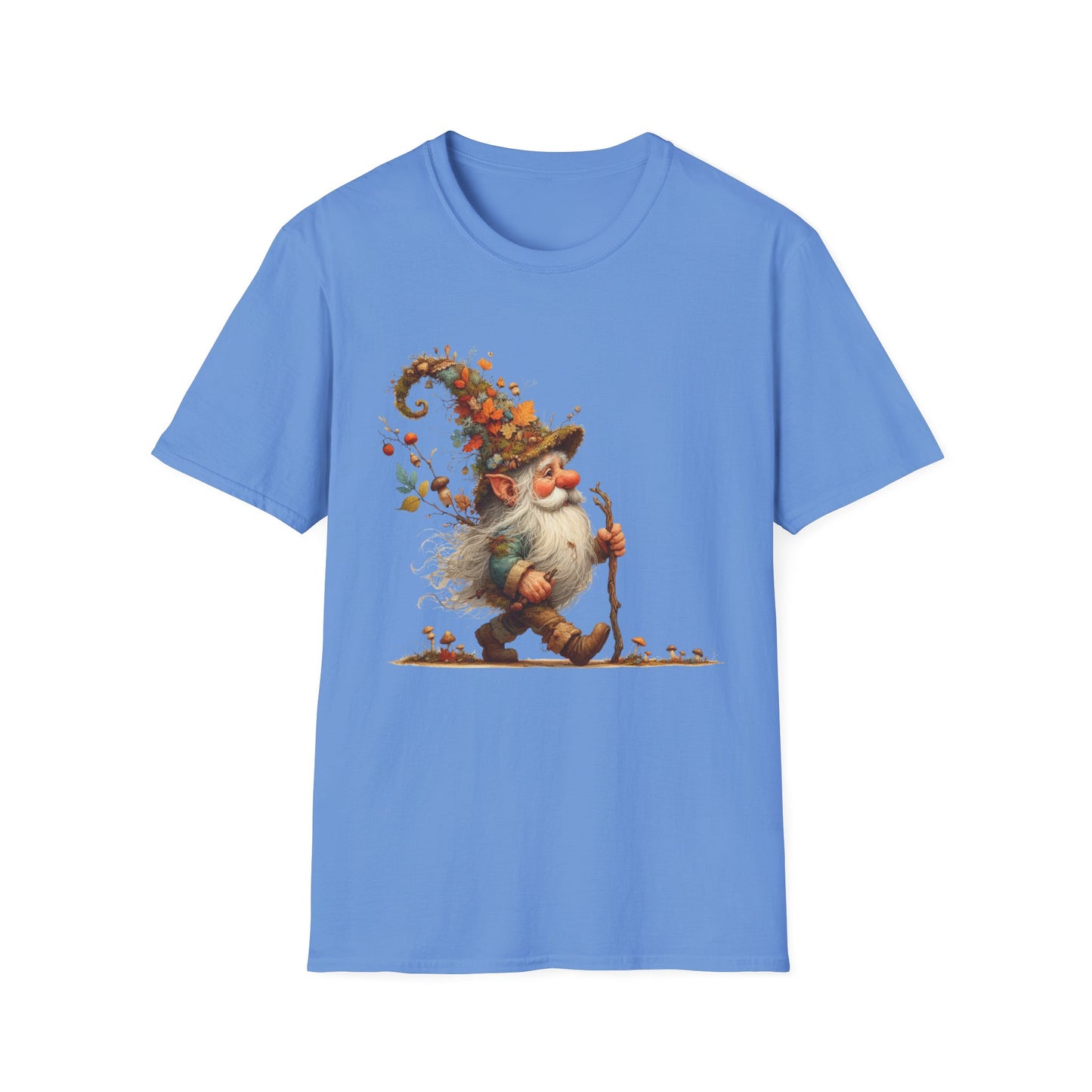 “Forest Walker Gnome” Tee – Woodland Lore Edition
