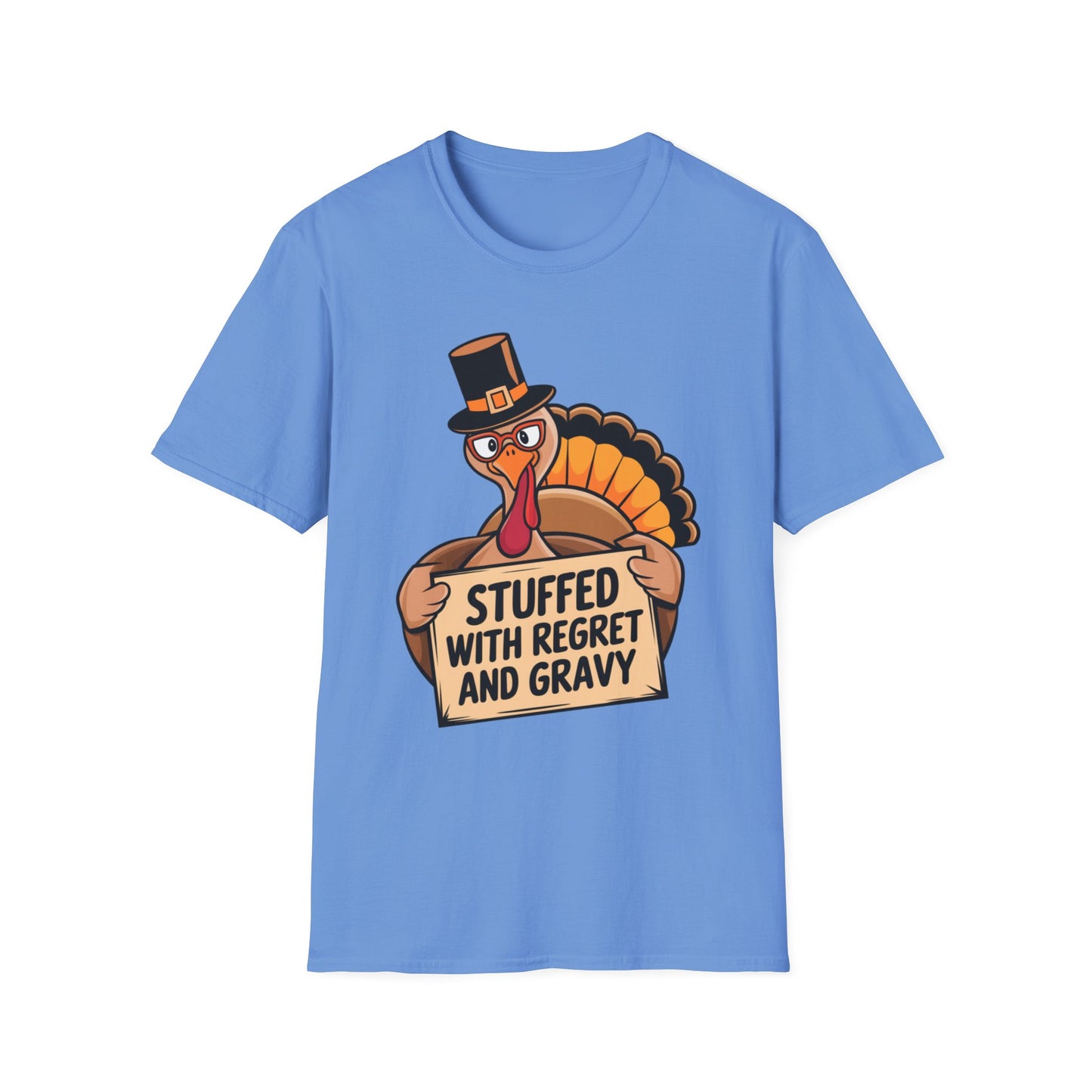 Stuffed With Regret and Gravy – Turkey Therapy Edition Short Sleeve Tee
