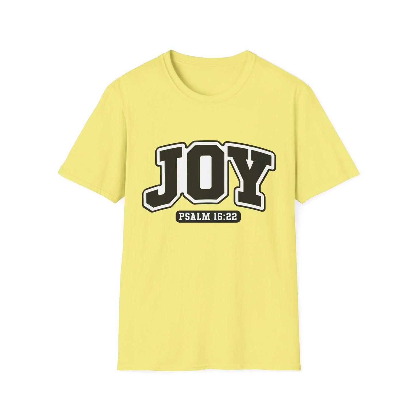 JOY Tee – Psalm 16:22 Varsity Edition