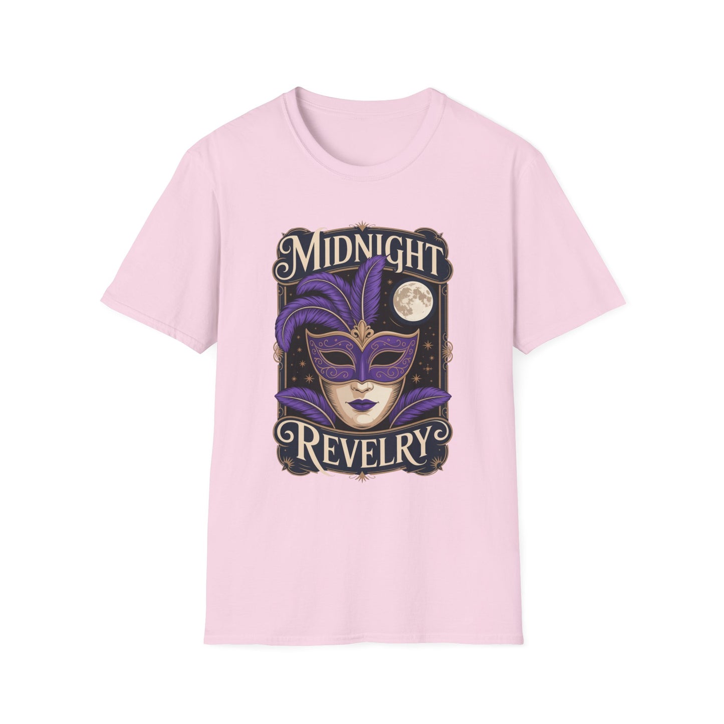Midnight Revelry Masquerade Graphic Tee