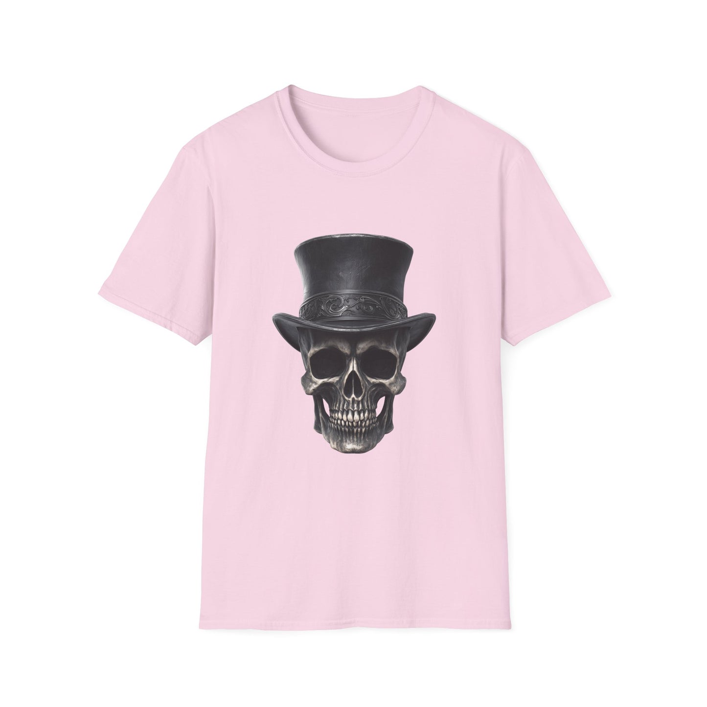 Dapper ‘Til Death – Gothic Skull Top Hat Tee