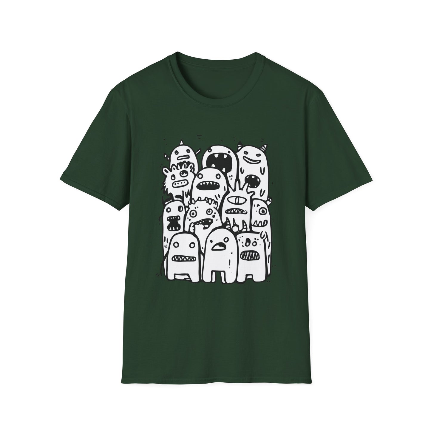 Monster Mash Up Halloween Design Tee