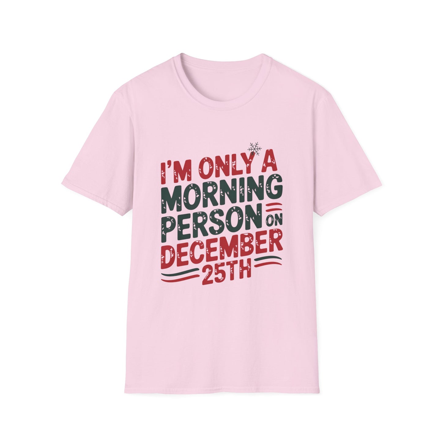 December 25th Morning Tee – Powered by Presents & Peppermint