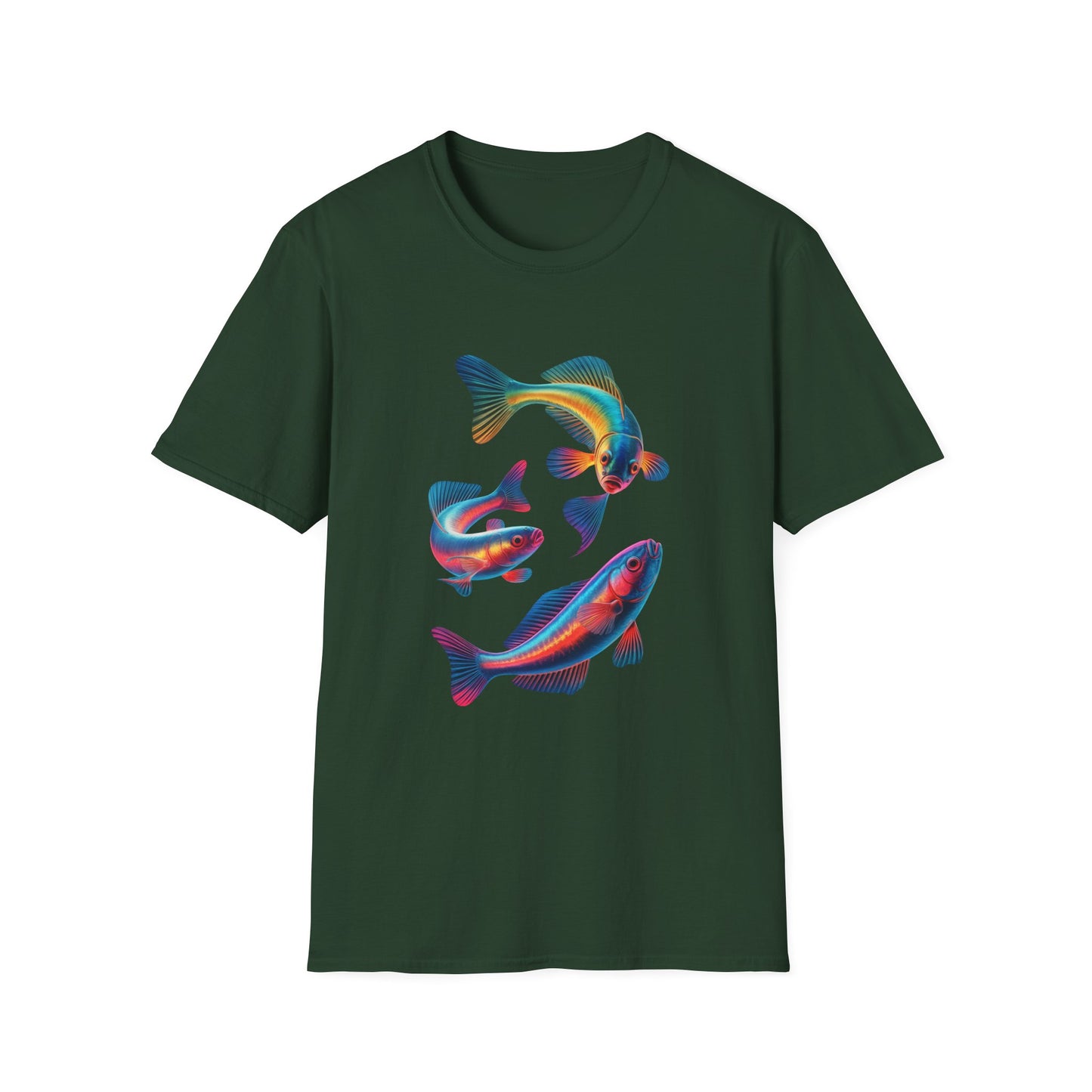 Neon Current Trio Fish Graphic Tee