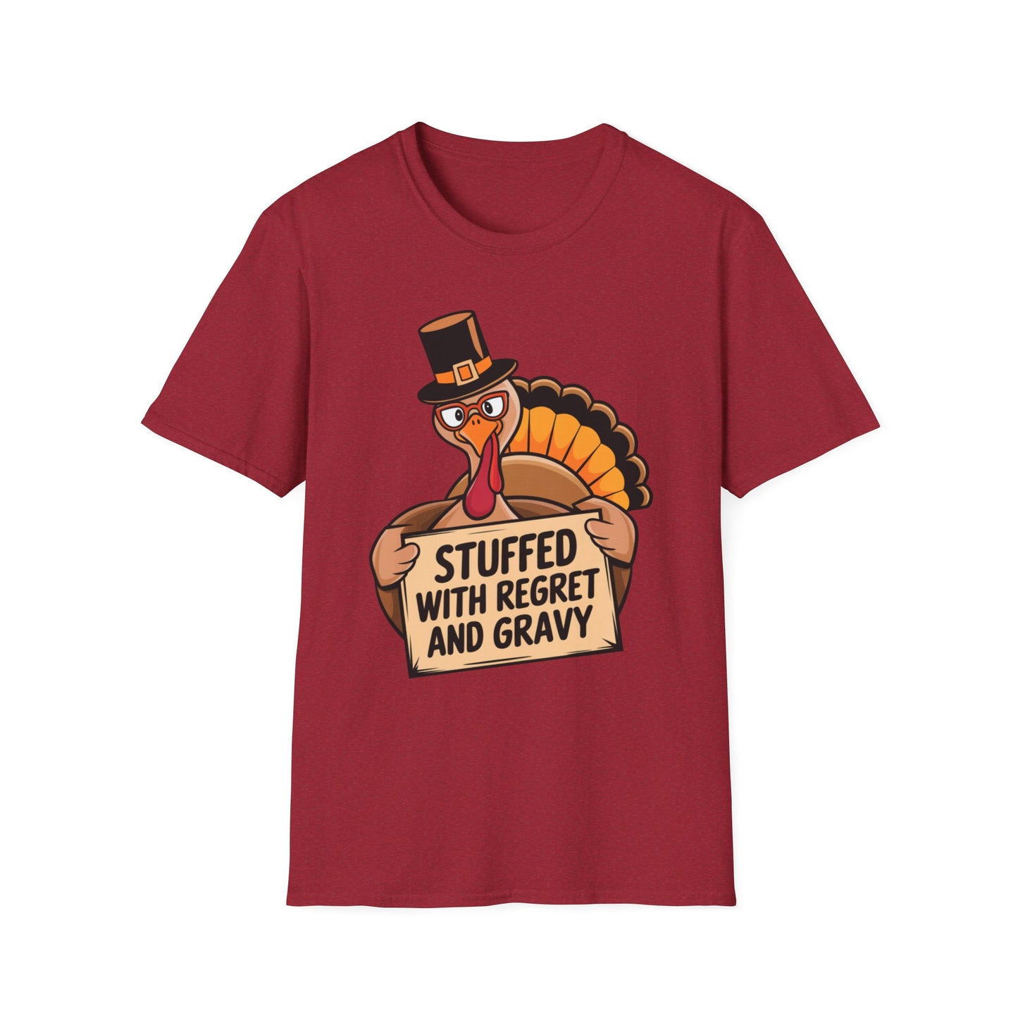 Stuffed With Regret and Gravy – Turkey Therapy Edition Short Sleeve Tee