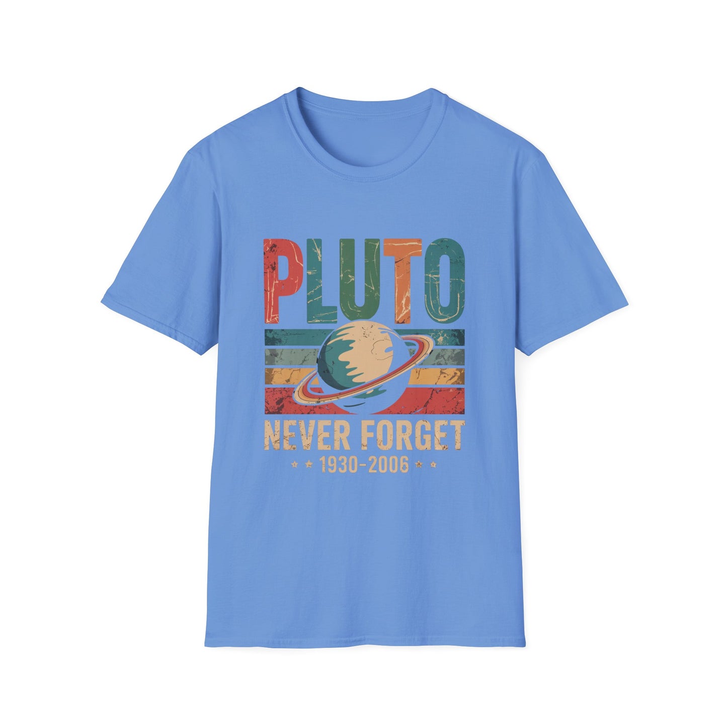 Pluto: Never Forget Vintage Planet Graphic Tee